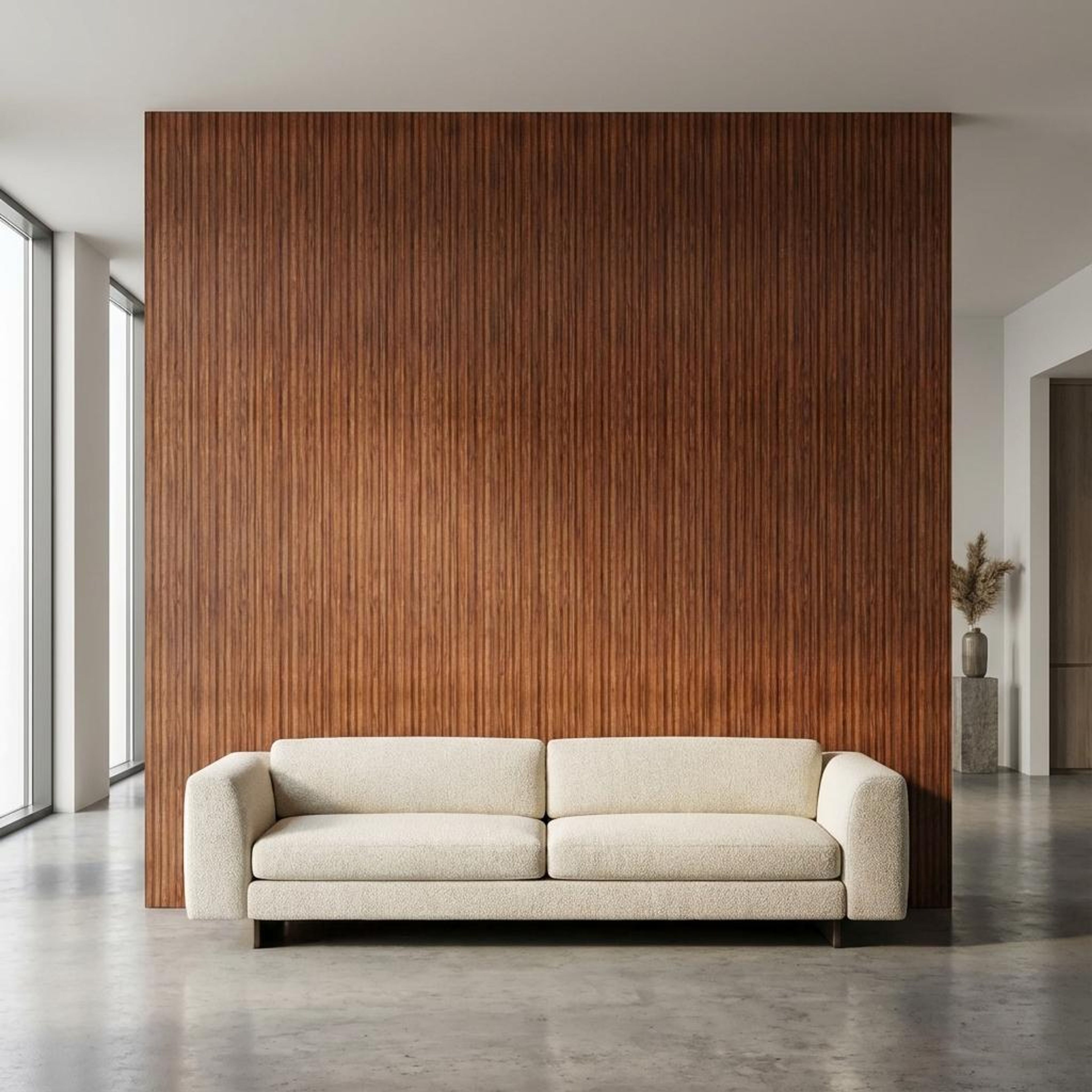 Lune Root Black Recycled PP Panels | 8 x 0.8 Ft, 10 mm