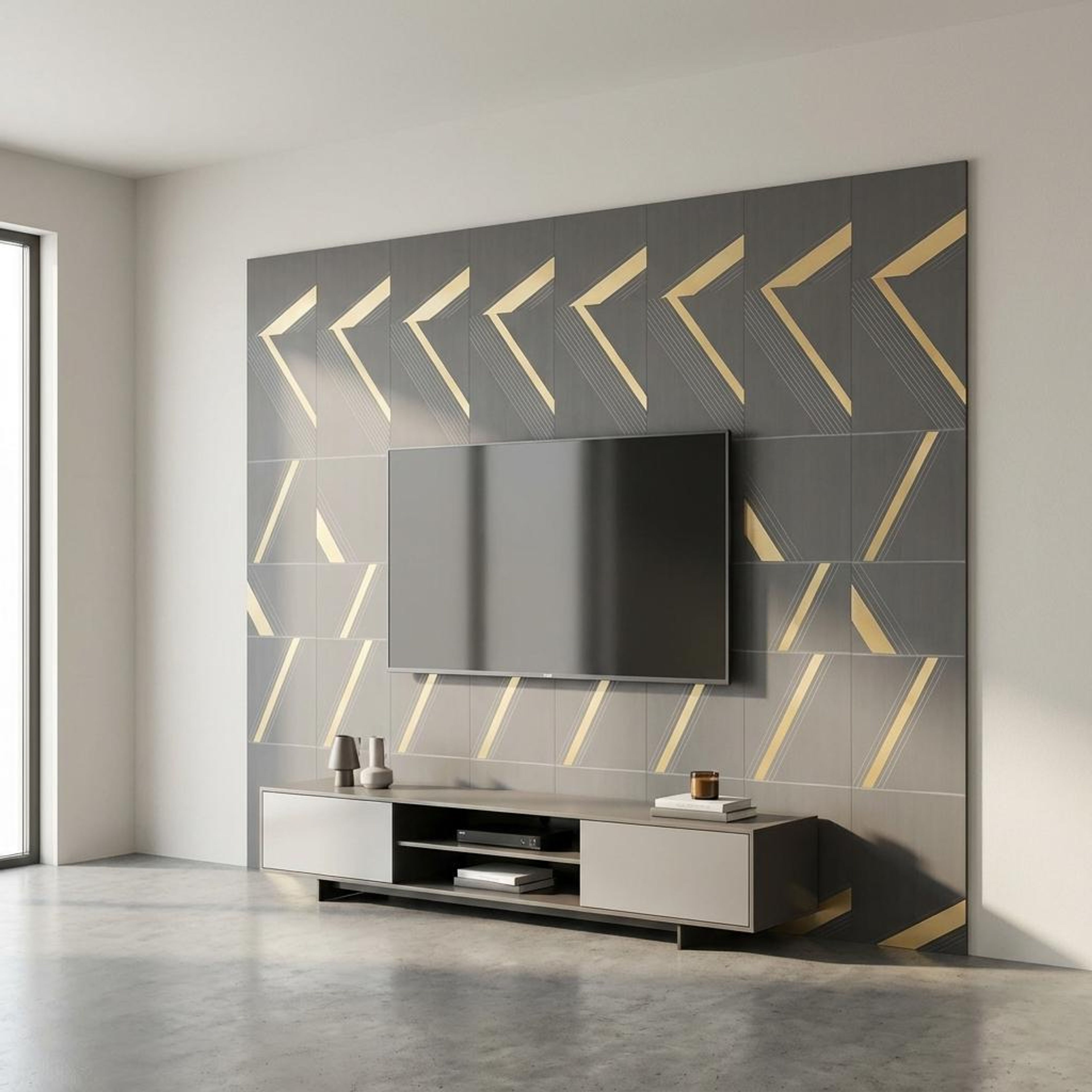 Vert Edge Multi-colour PVC Panels | 8 x 2 Ft, 4 mm