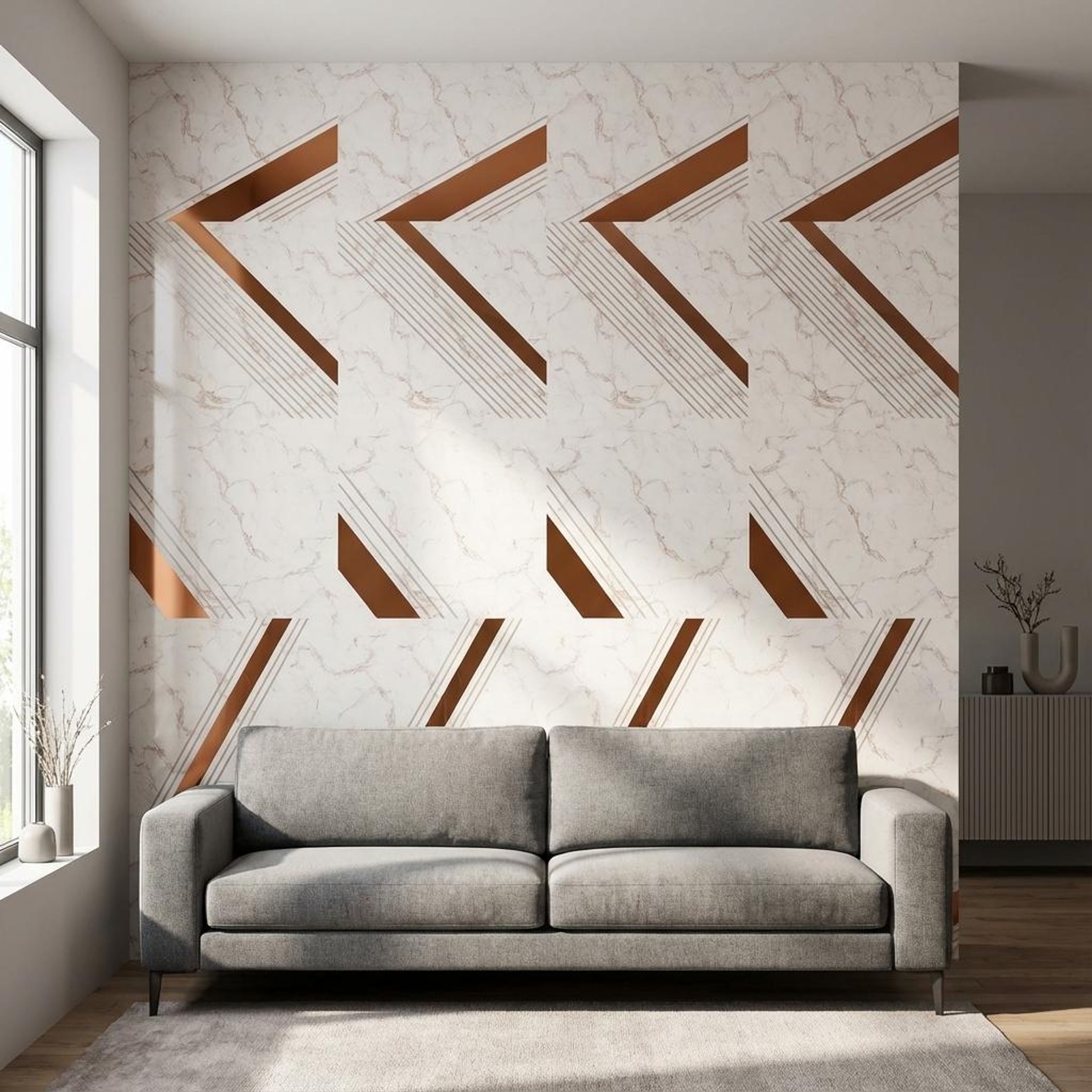 Viva Wood Multi-colour PVC Panels | 8 x 2 Ft, 4 4 mm