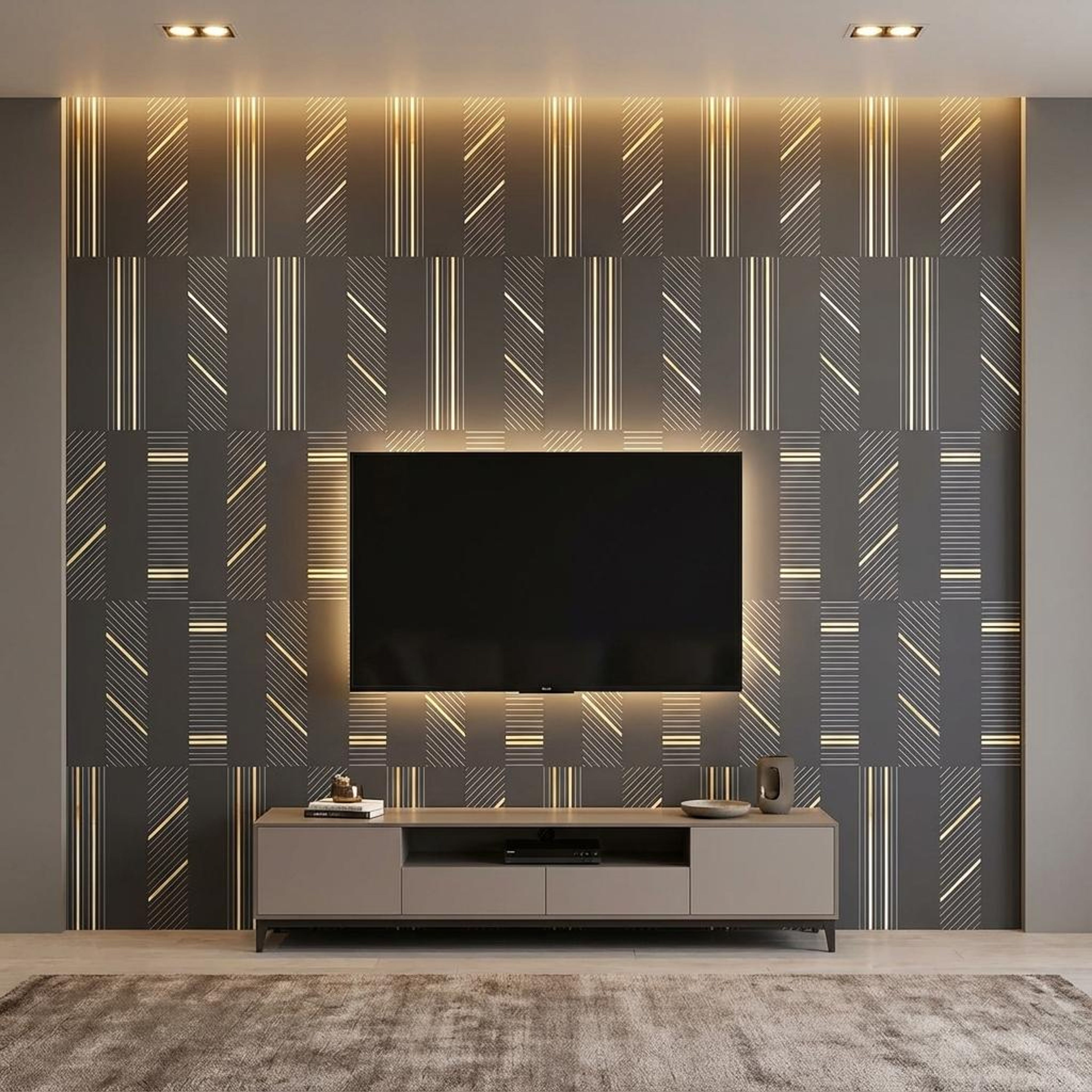 Aura Craft Multi-colour PVC Panels | 8 x 2 Ft, 4 mm