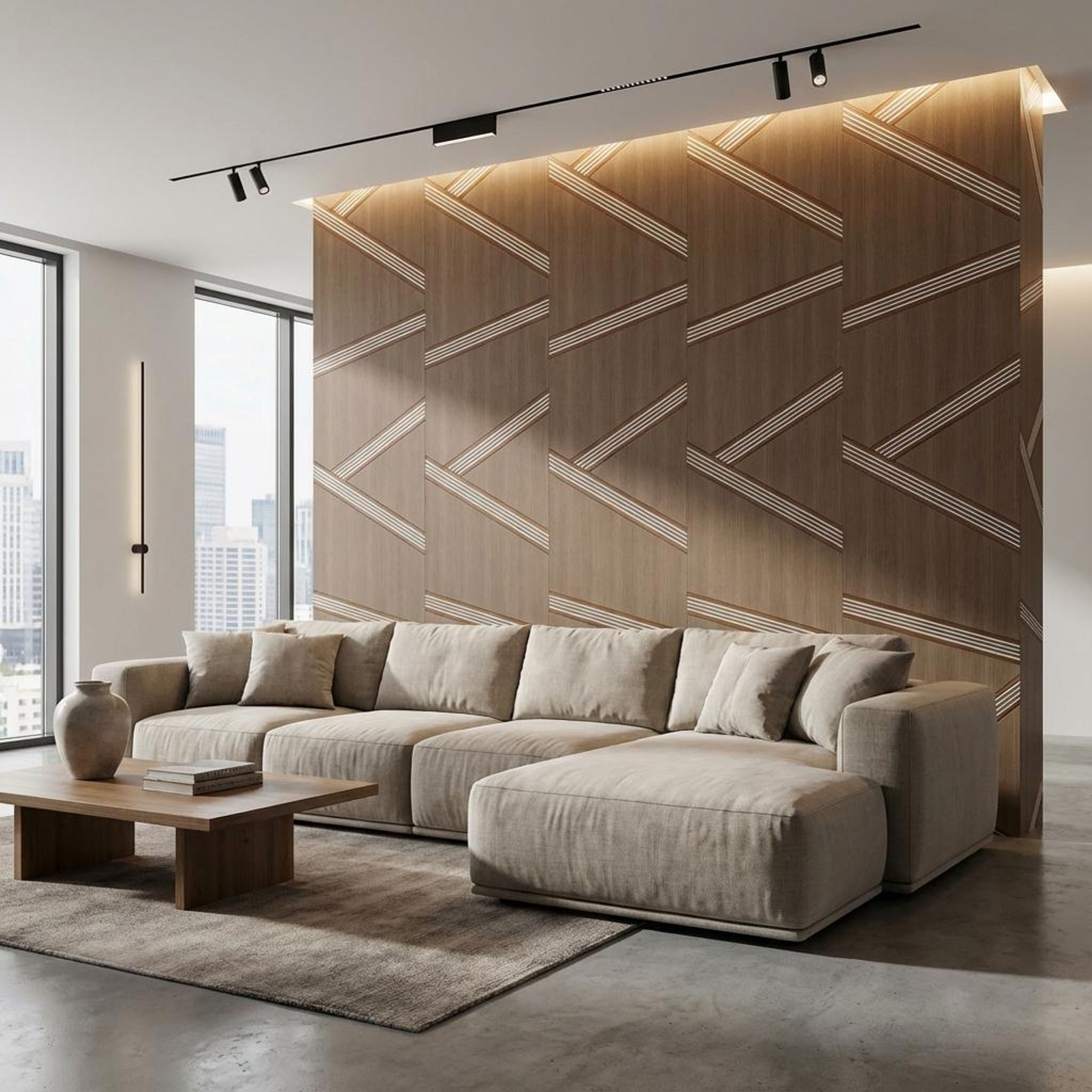 Terra Touch Multi-colour PVC Panels | 8 x 2 Ft, 4 mm