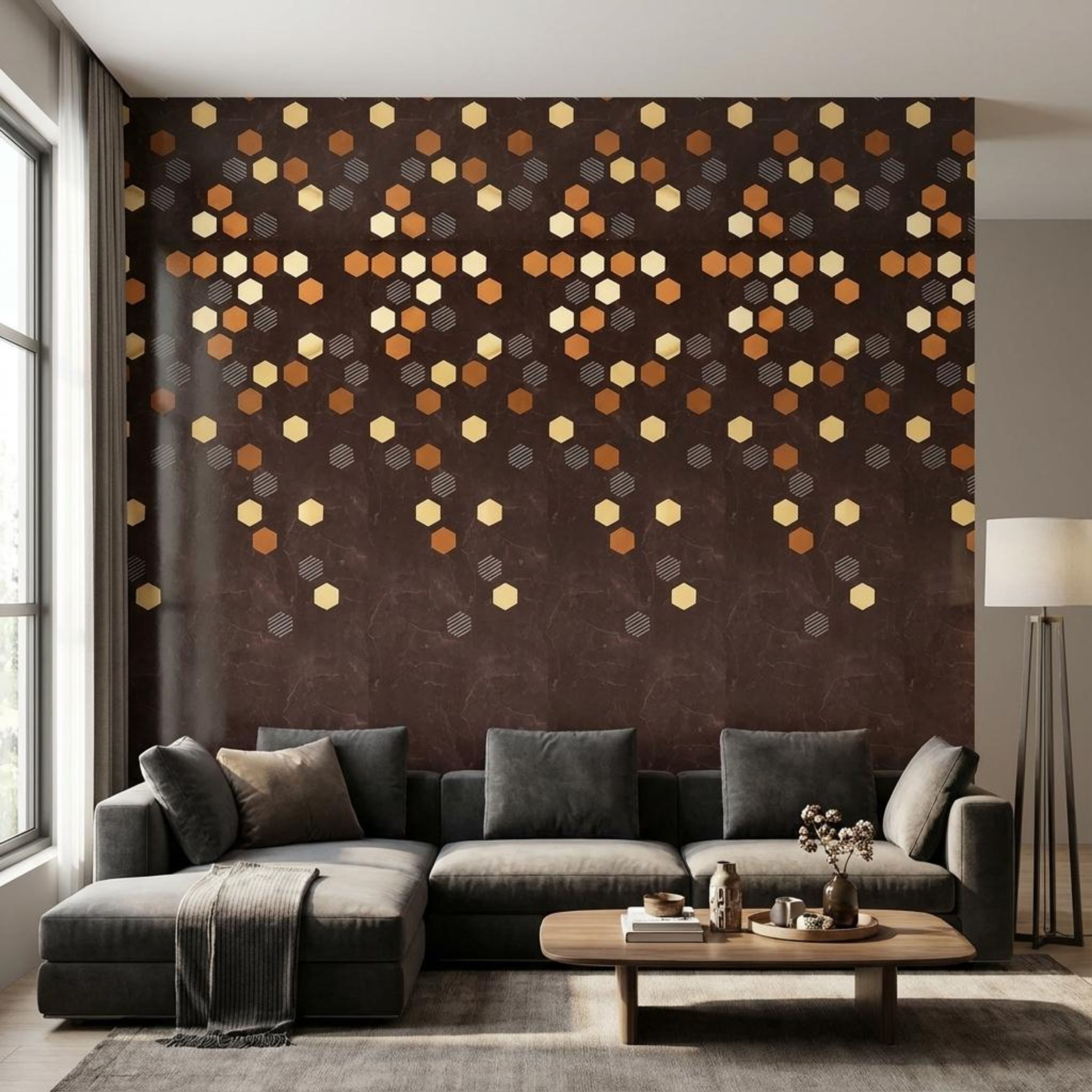 Flint Touch Multi-colour PVC Panels | 8 x 2 Ft, 4 mm