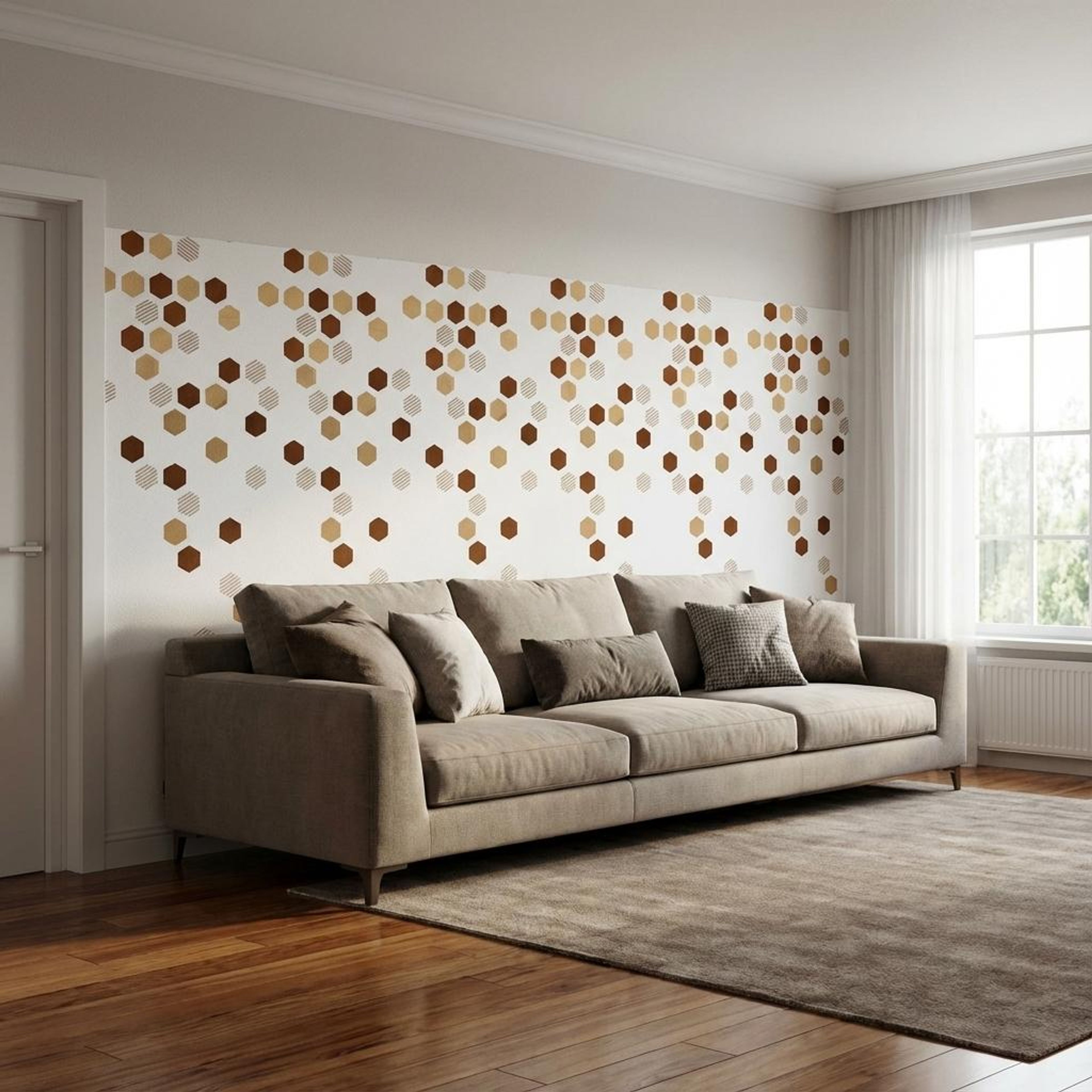 Côte Root Multi-colour PVC Panels | 8 x 2 Ft, 4 4 mm