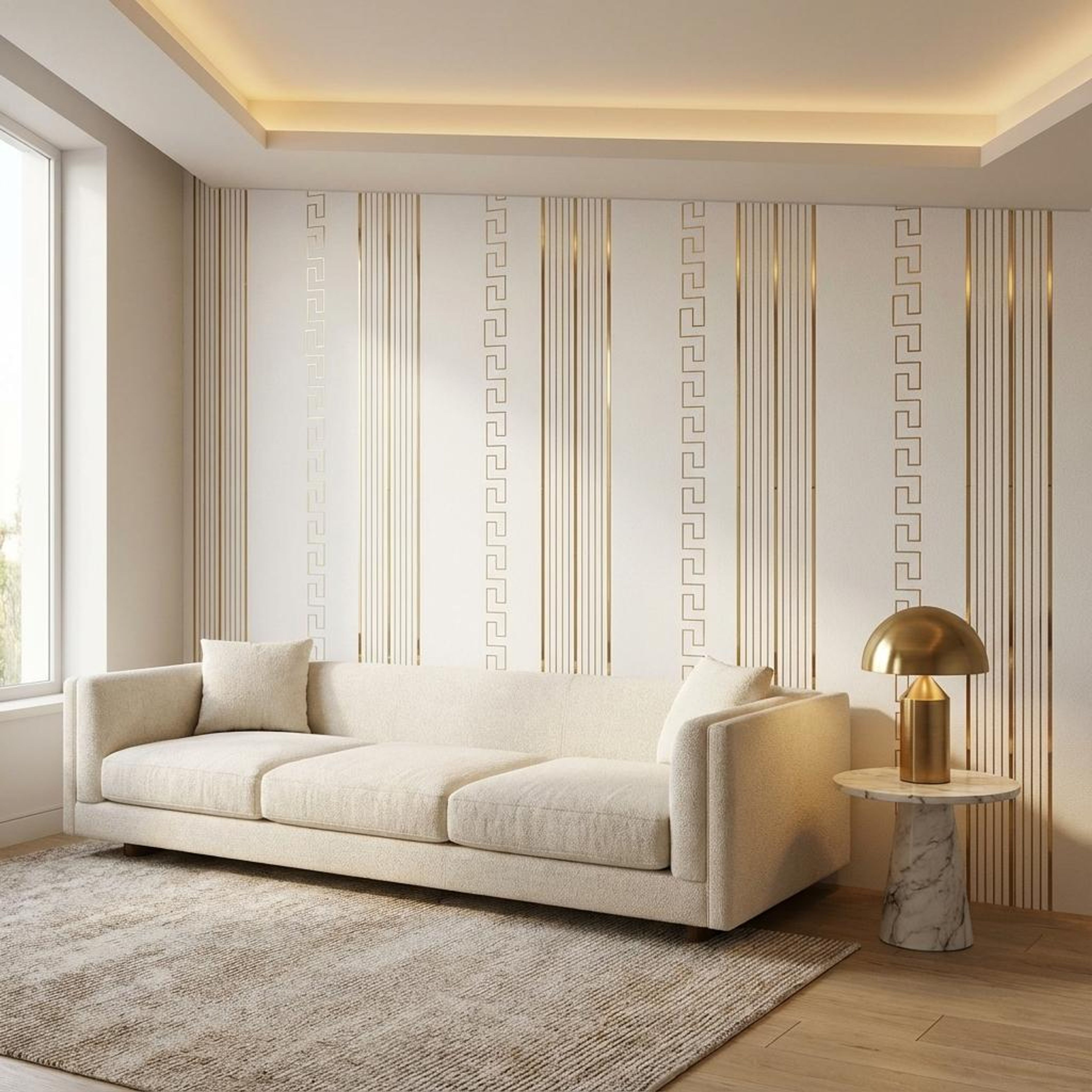 Lune Touch Multi-colour PVC Panels | 8 x 2 Ft, 4 4 mm