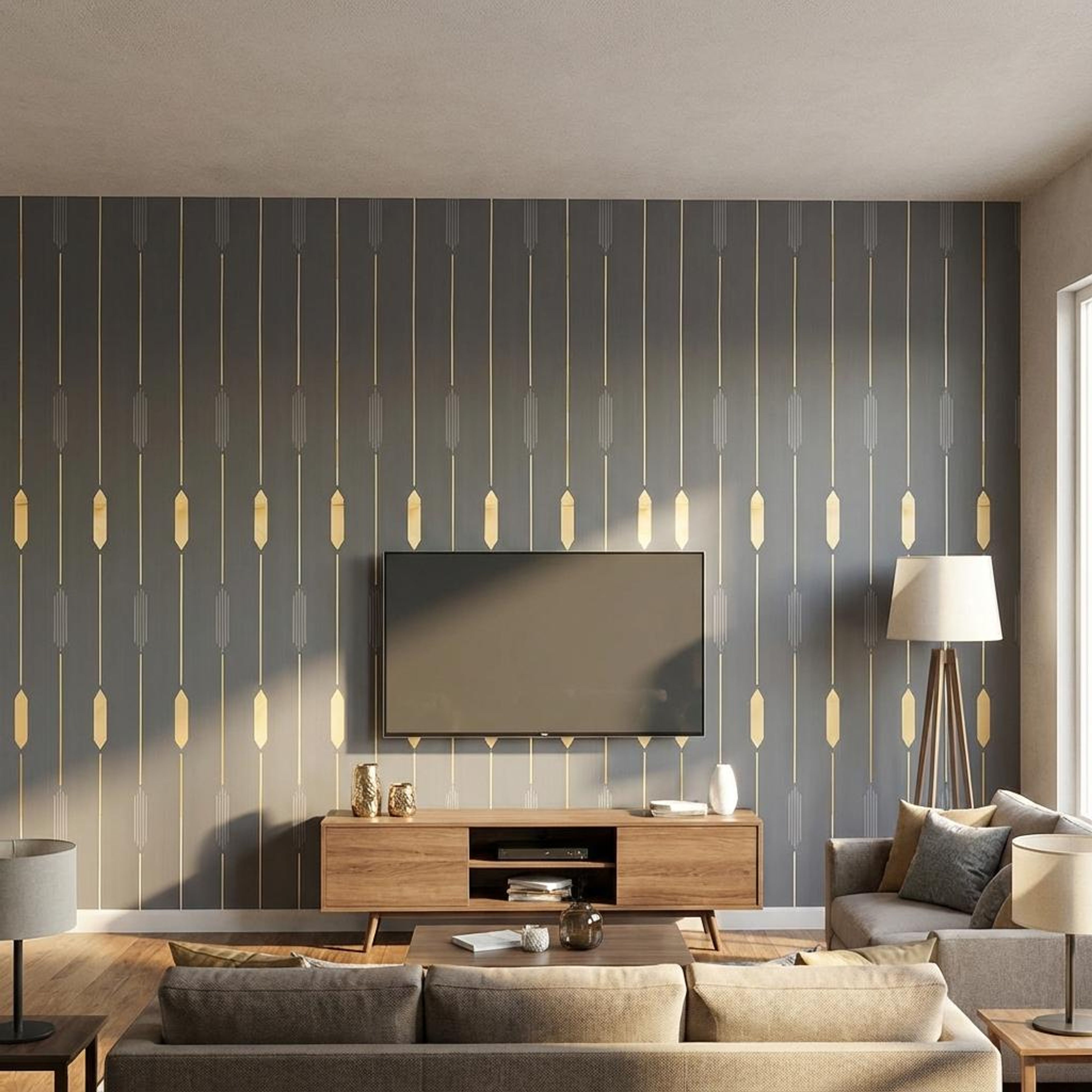 Silva Rise Multi-colour PVC Panels | 8 x 2 Ft, 4 mm