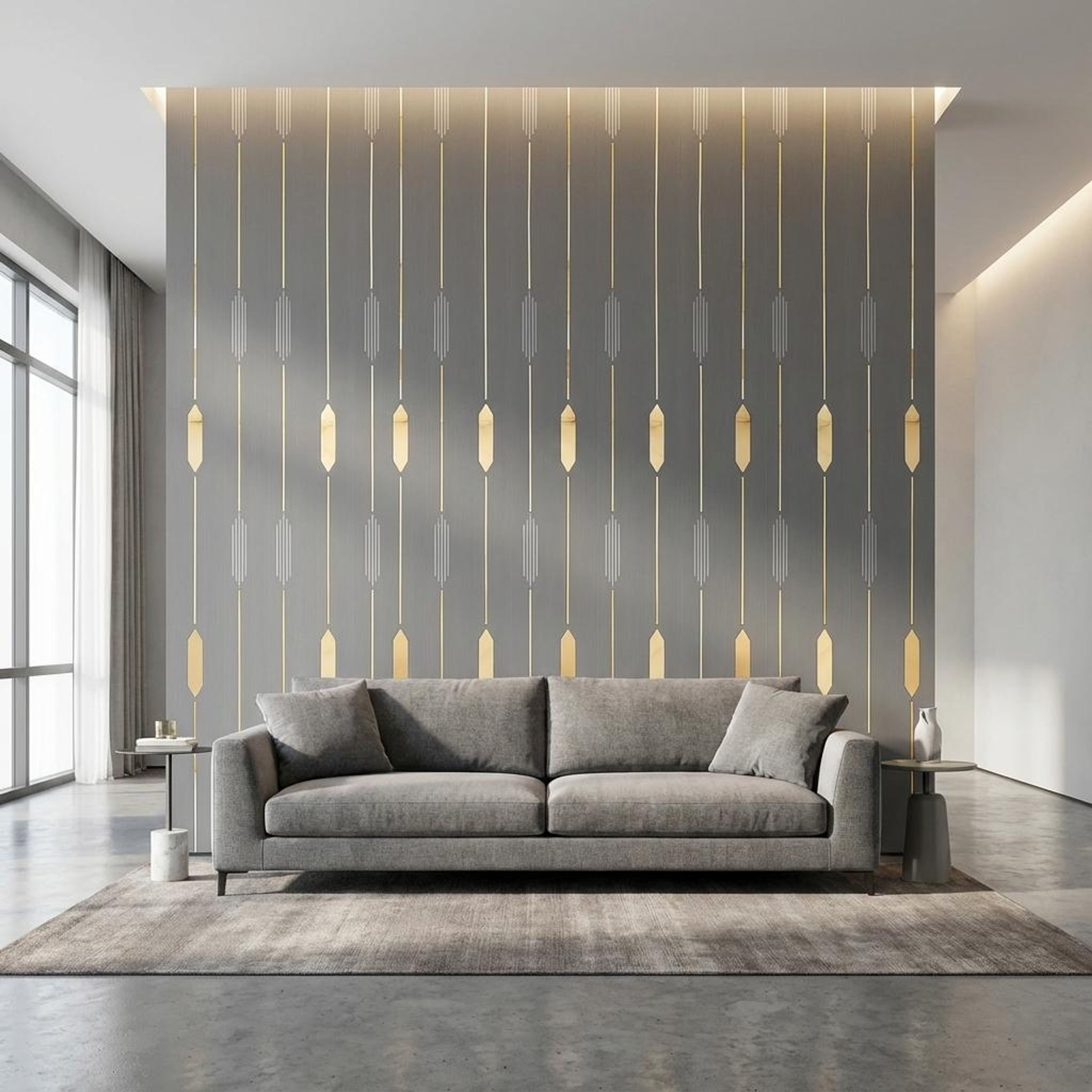 Silva Rise Multi-colour PVC Panels | 8 x 2 Ft, 4 mm