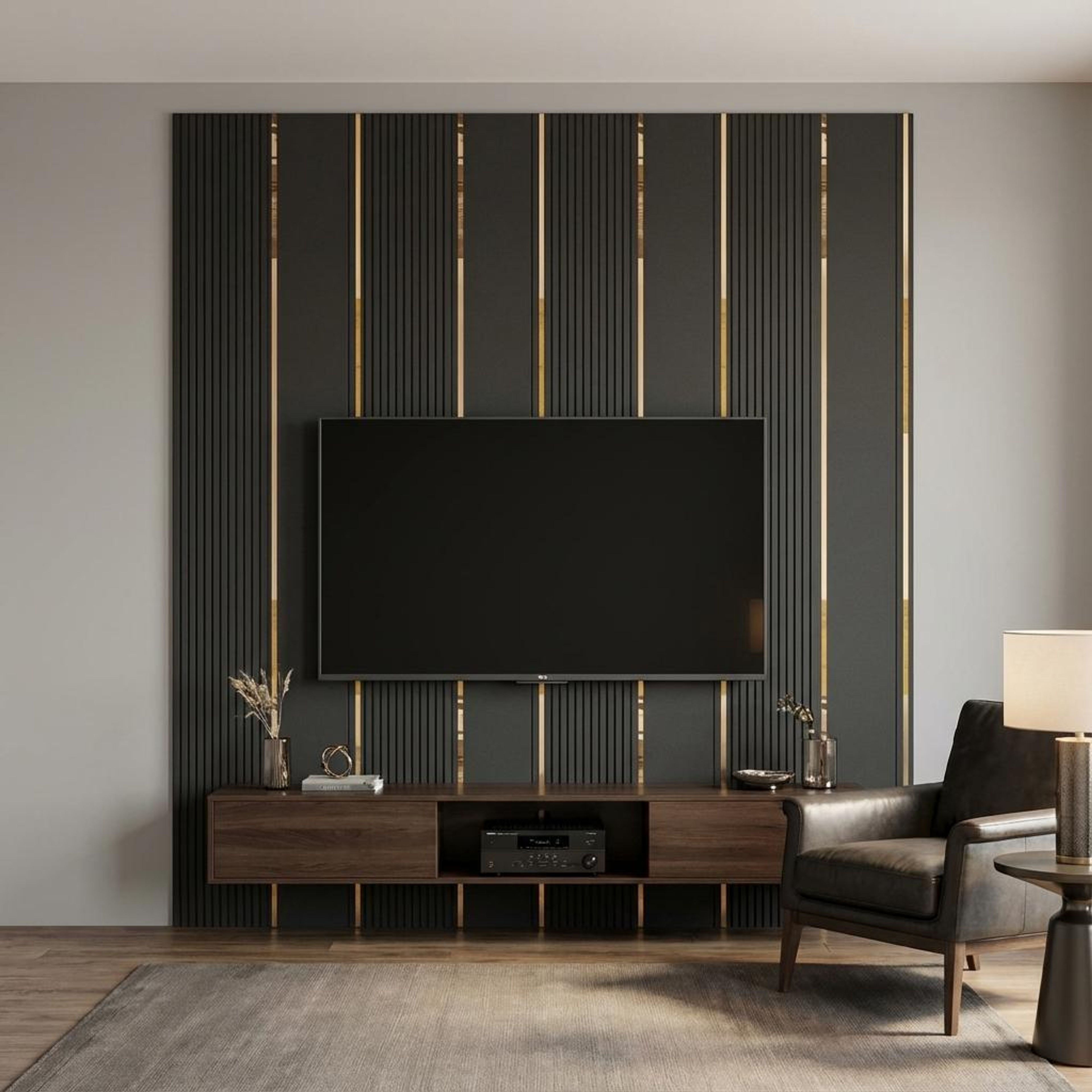 Umber Bloom Multi-colour Engineered Wood Panels | 8 x 4 Ft, 6 mm