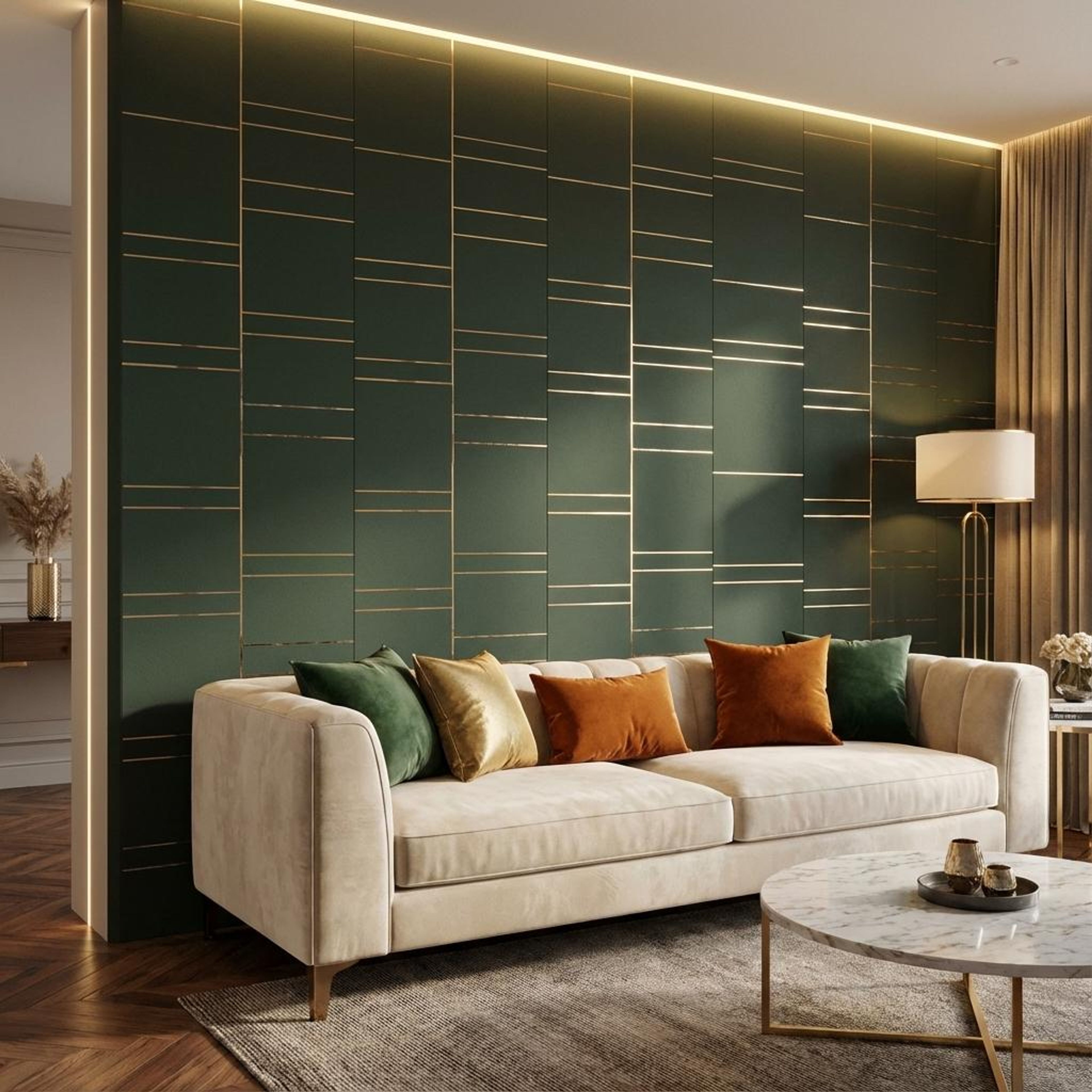 Urban Drift Multi-colour Engineered Wood Panels | 8 x 4 Ft, 6 mm