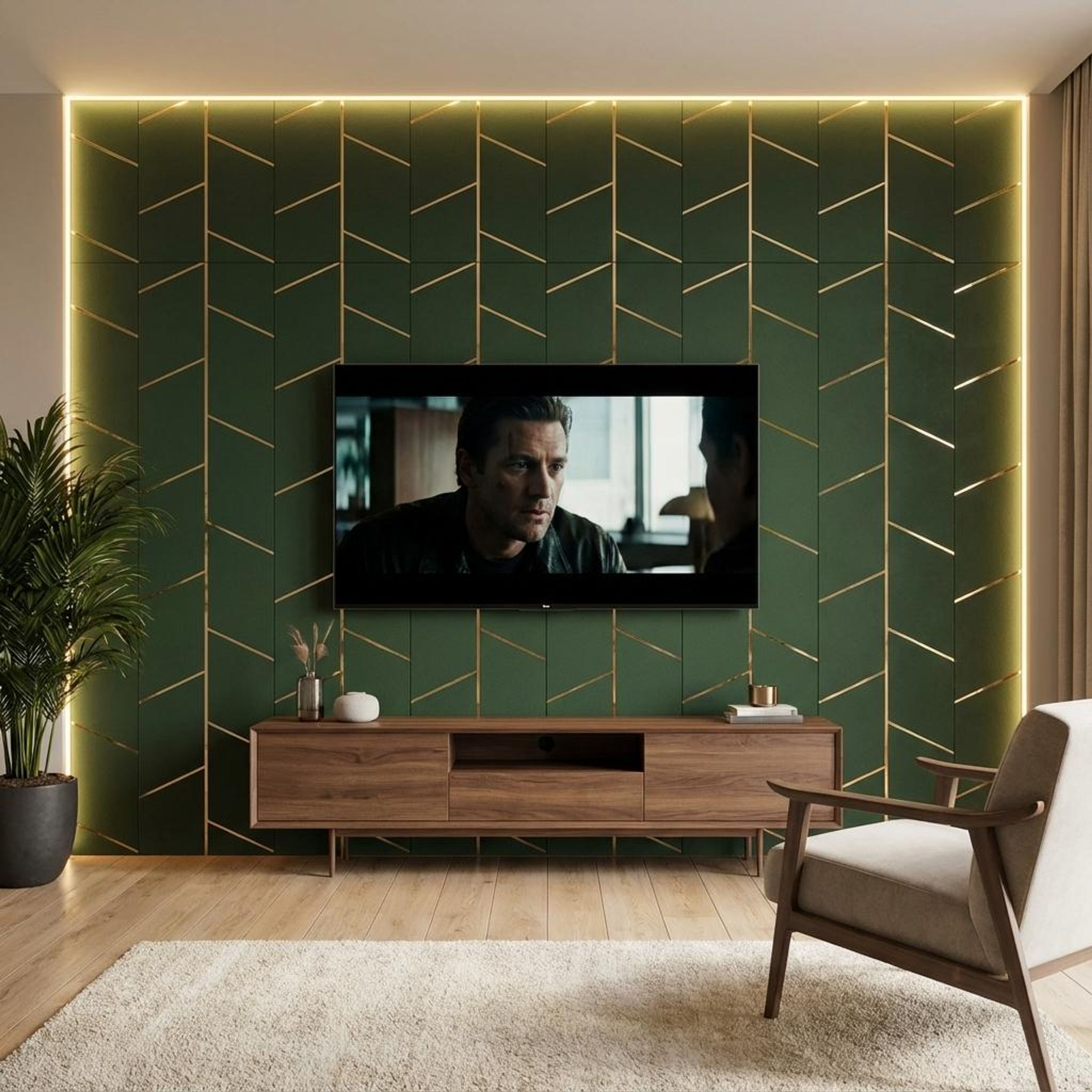 Elan Wave Multi-colour Engineered Wood Panels | 8 x 4 Ft, 6 mm