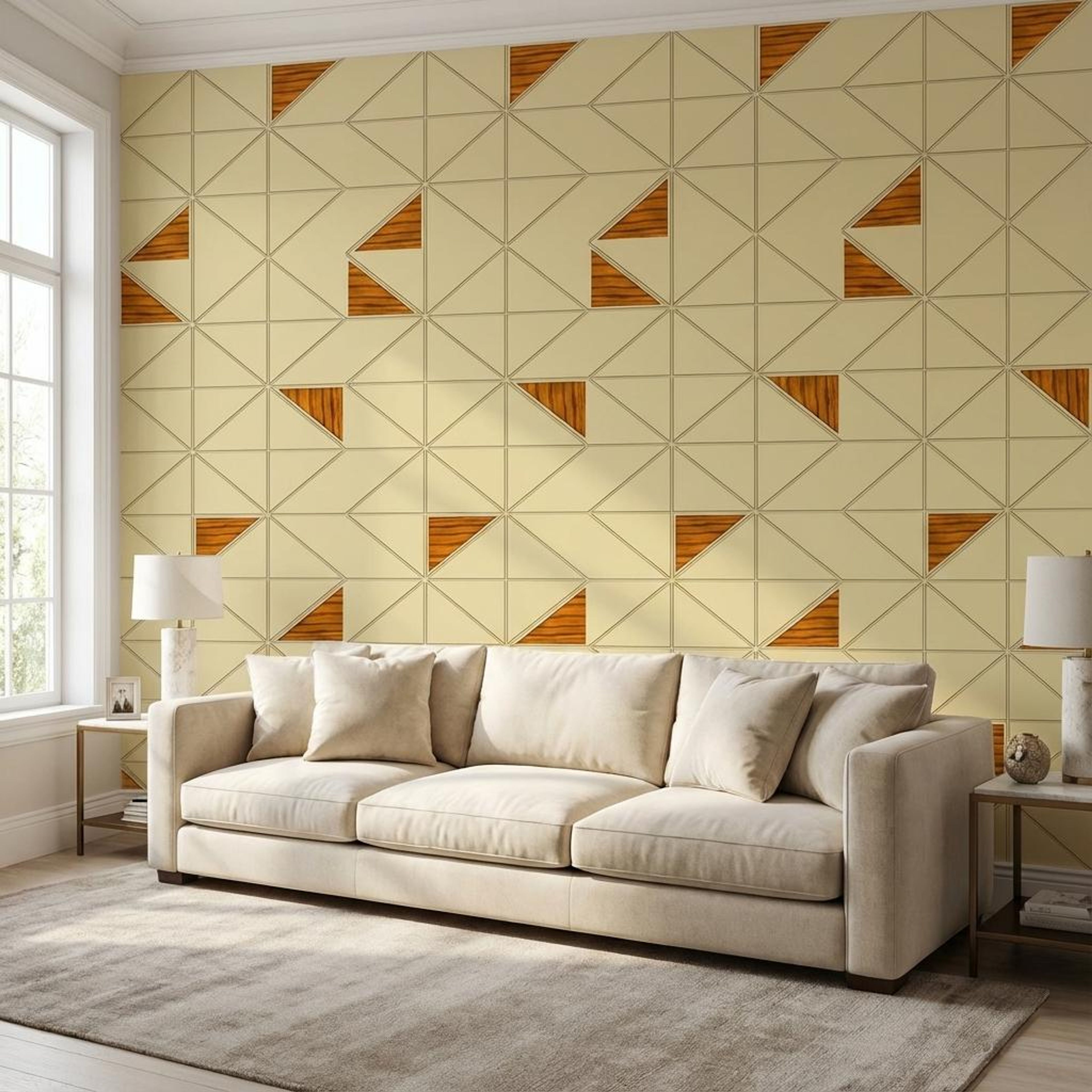 Côte Weave Multi-colour Engineered Wood Panels | 8 x 4 Ft, 6 mm