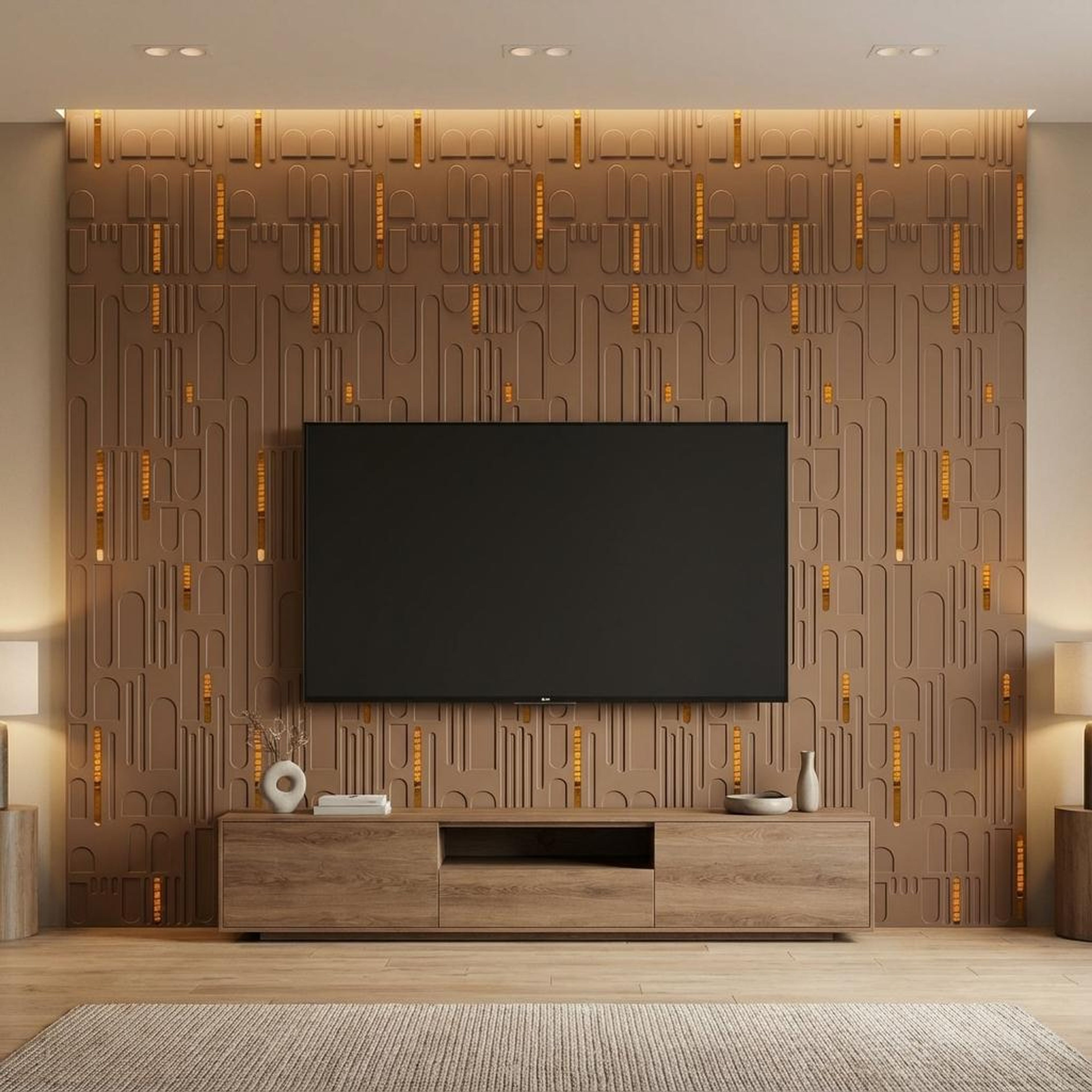 Vert Creek Multi-colour Engineered Wood Panels | 8 x 4 Ft, 6 mm