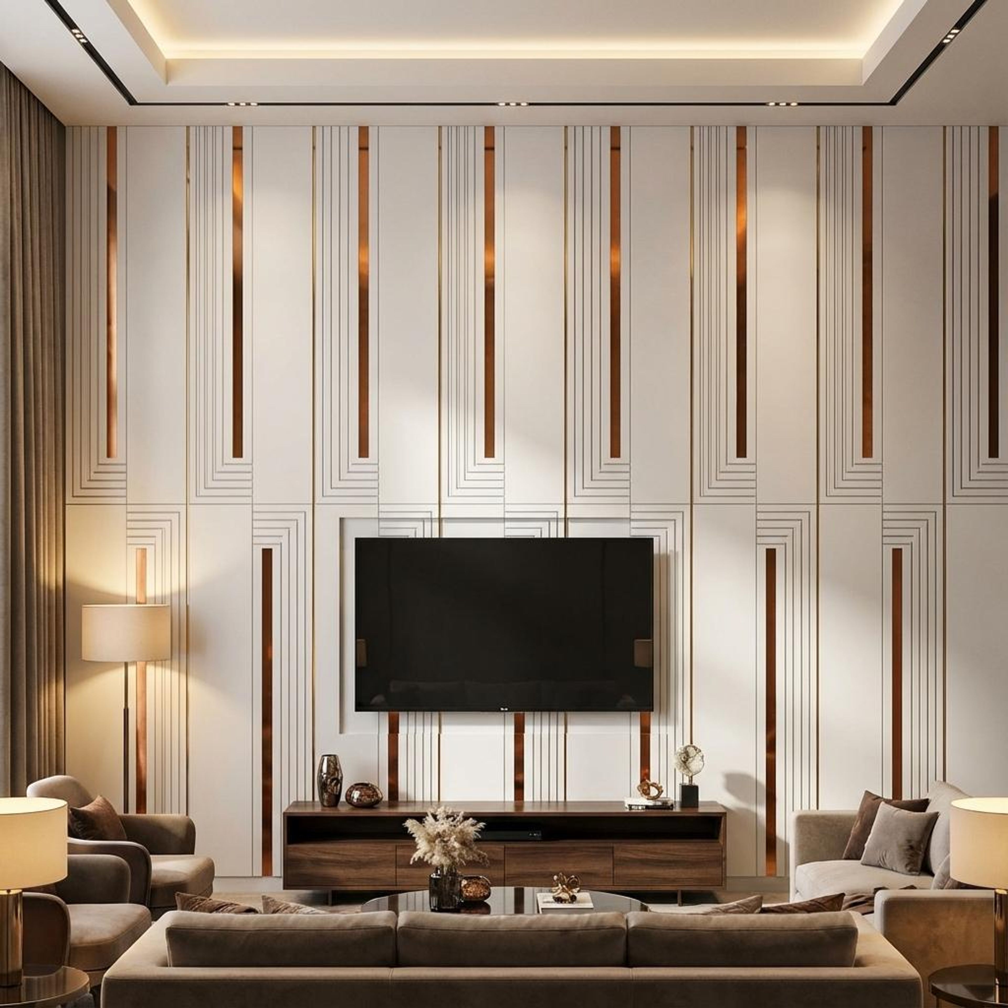 Elan Drift Multi-colour Engineered Wood Panels | 8 x 4 Ft, 6 mm