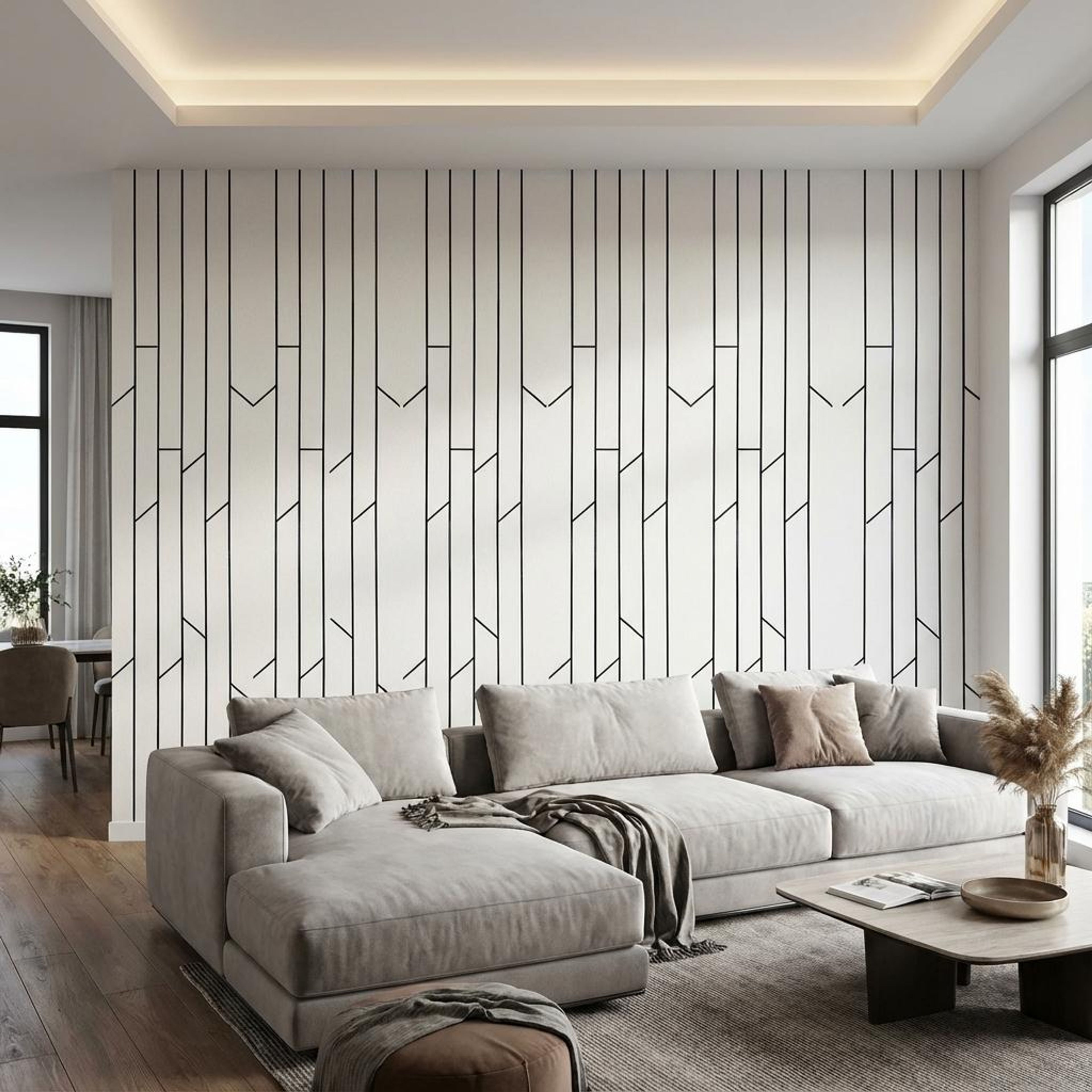 Pure Leaf Multi-colour Engineered Wood Panels | 8 x 4 Ft, 6 mm