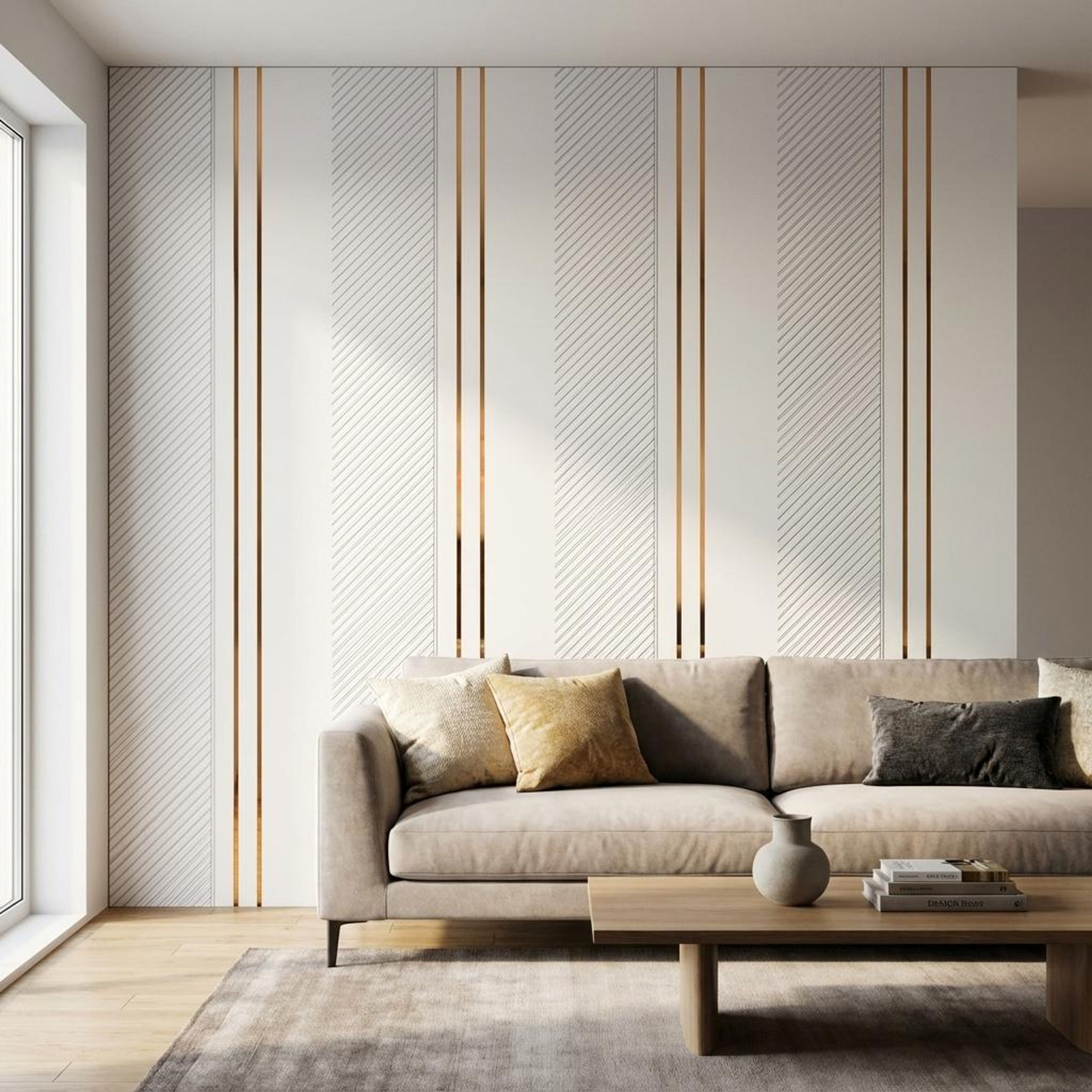 Lune Rise Multi-colour Engineered Wood Panels | 8 x 4 Ft, 6 mm