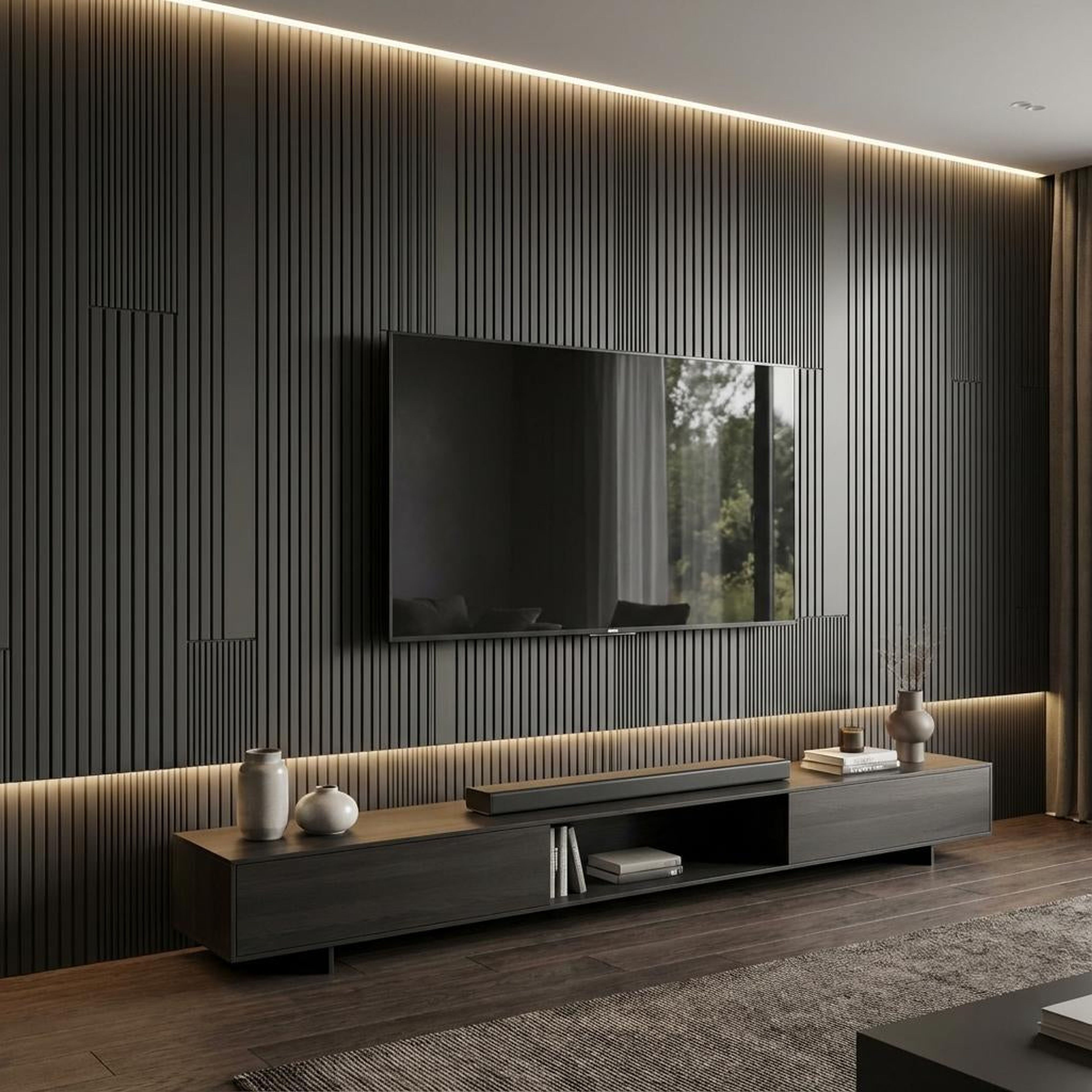 Silva Root Smoky Grey Engineered Wood Panels | 8 x 4 Ft, 6 mm