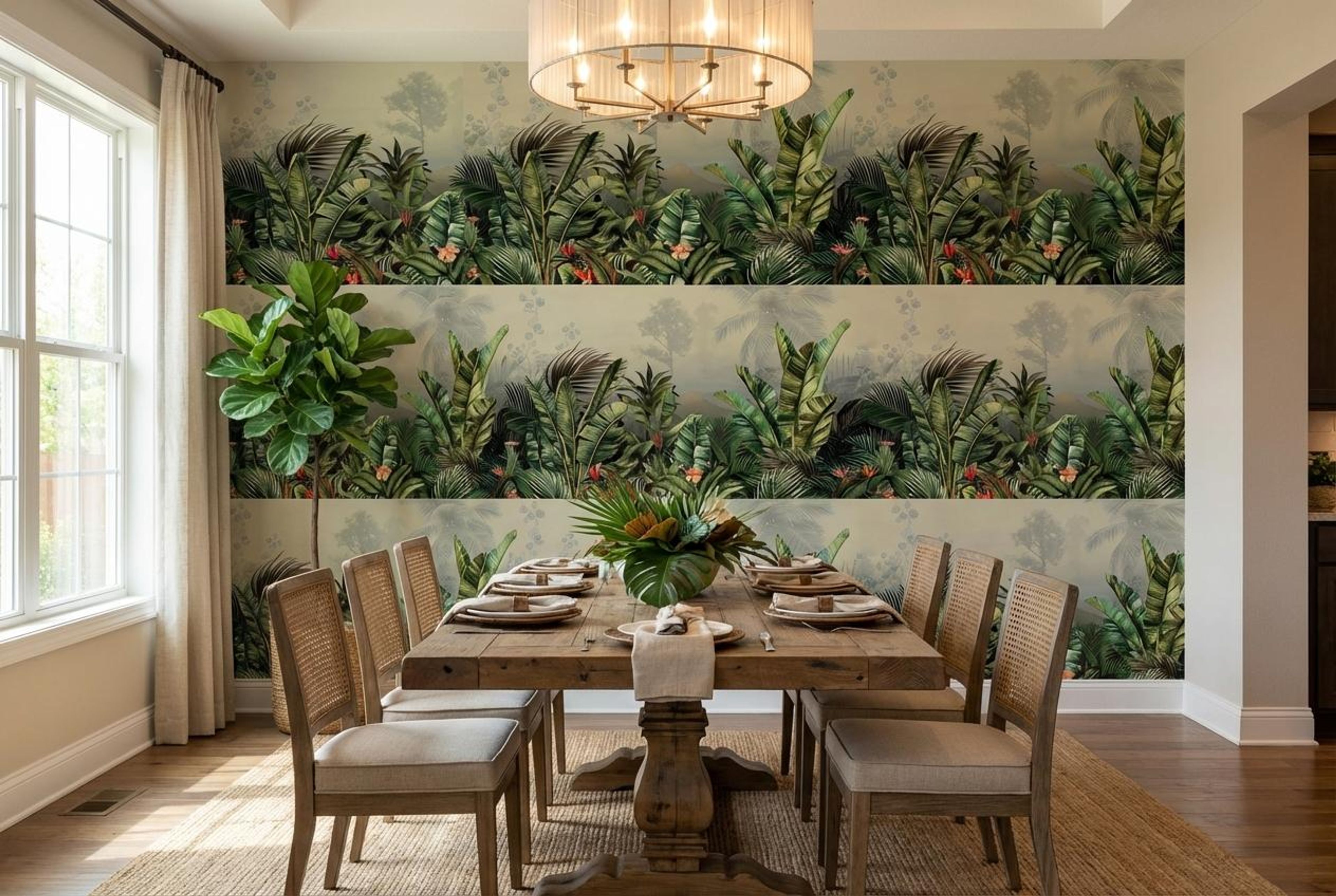 Secret Forest, Tropical Realm, Wallpaper, 54 sft