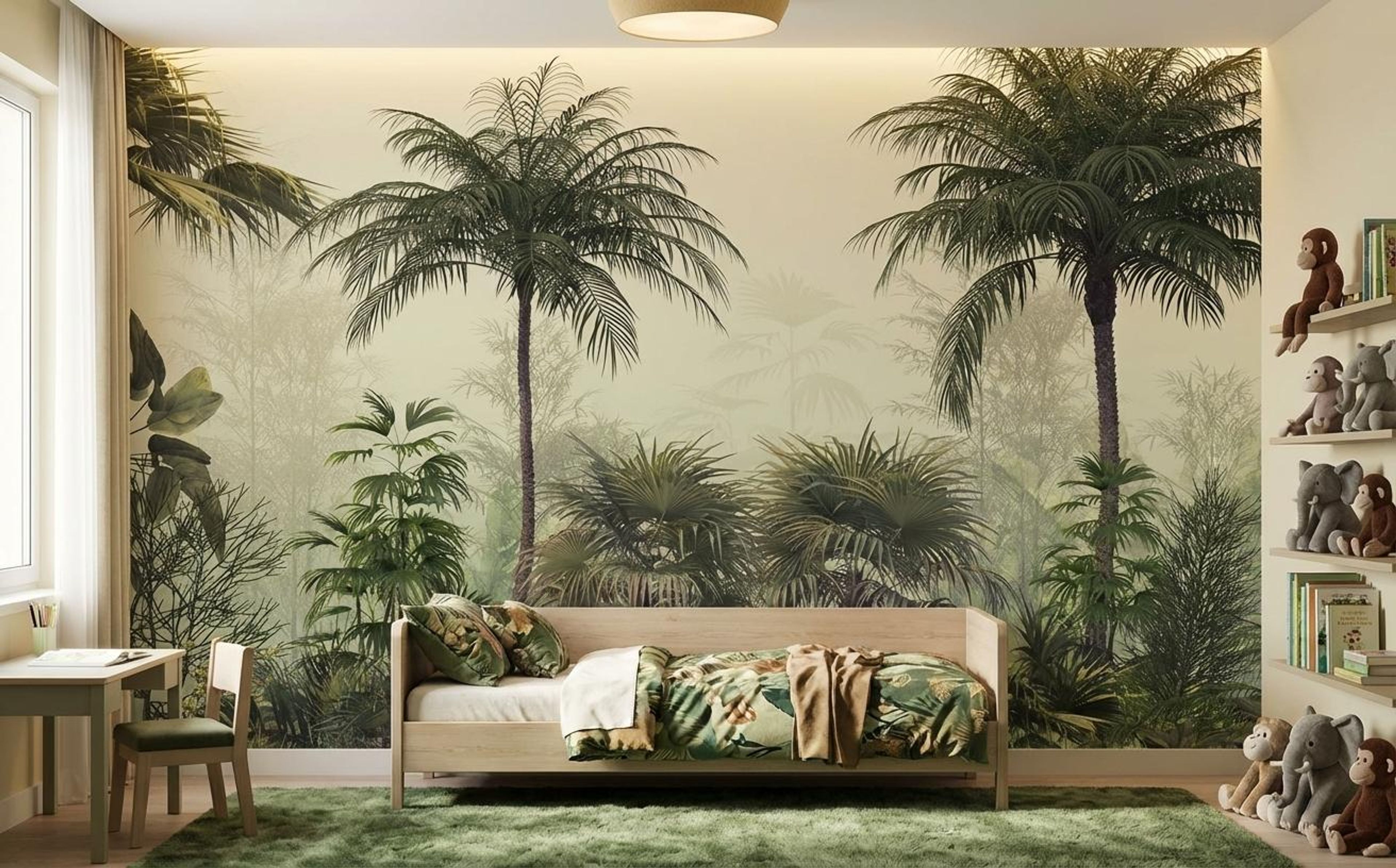 Tranquil Woods, Tropical Realm, Wallpaper, 54 sft