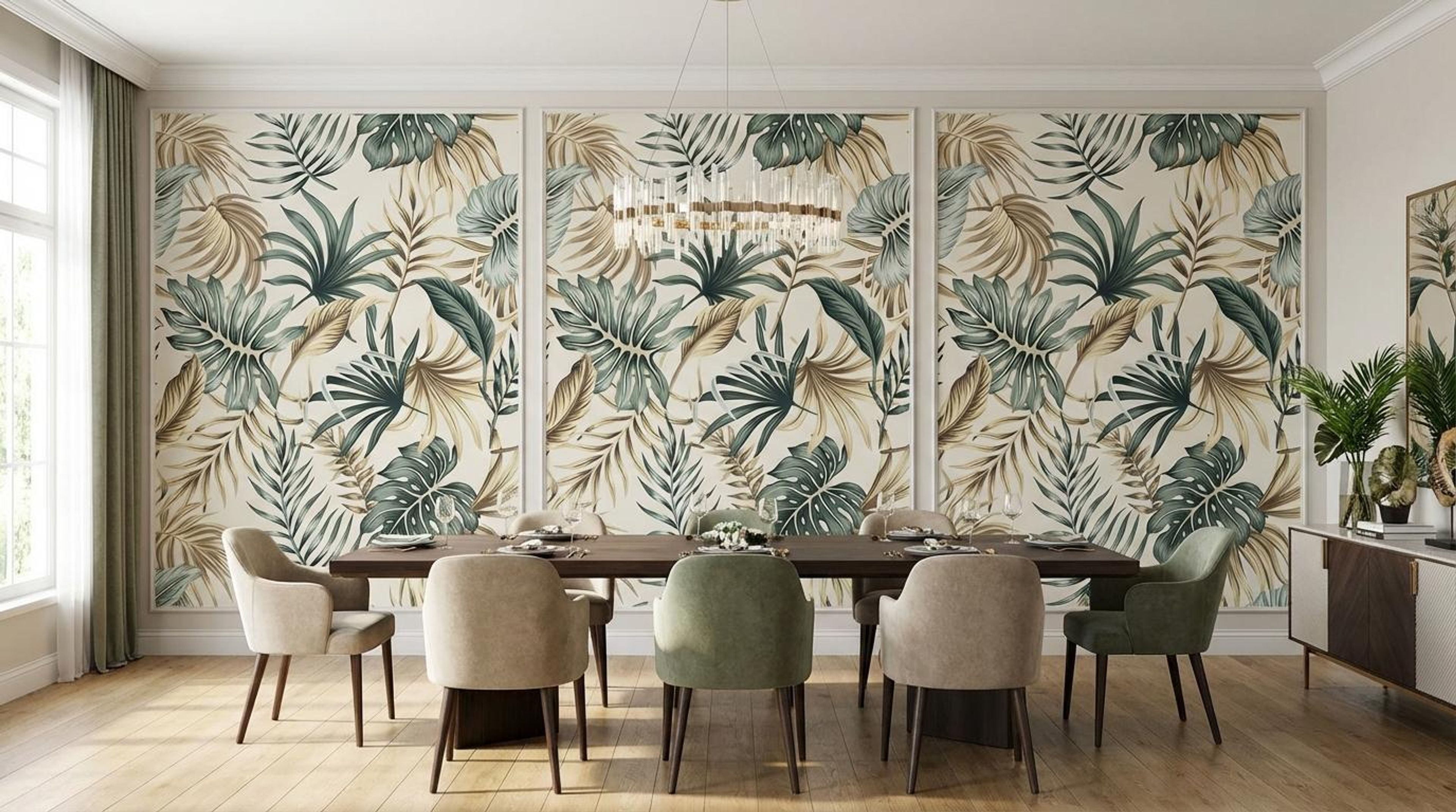 Driftwood Bay, Tropical Realm, Wallpaper, 54 sft