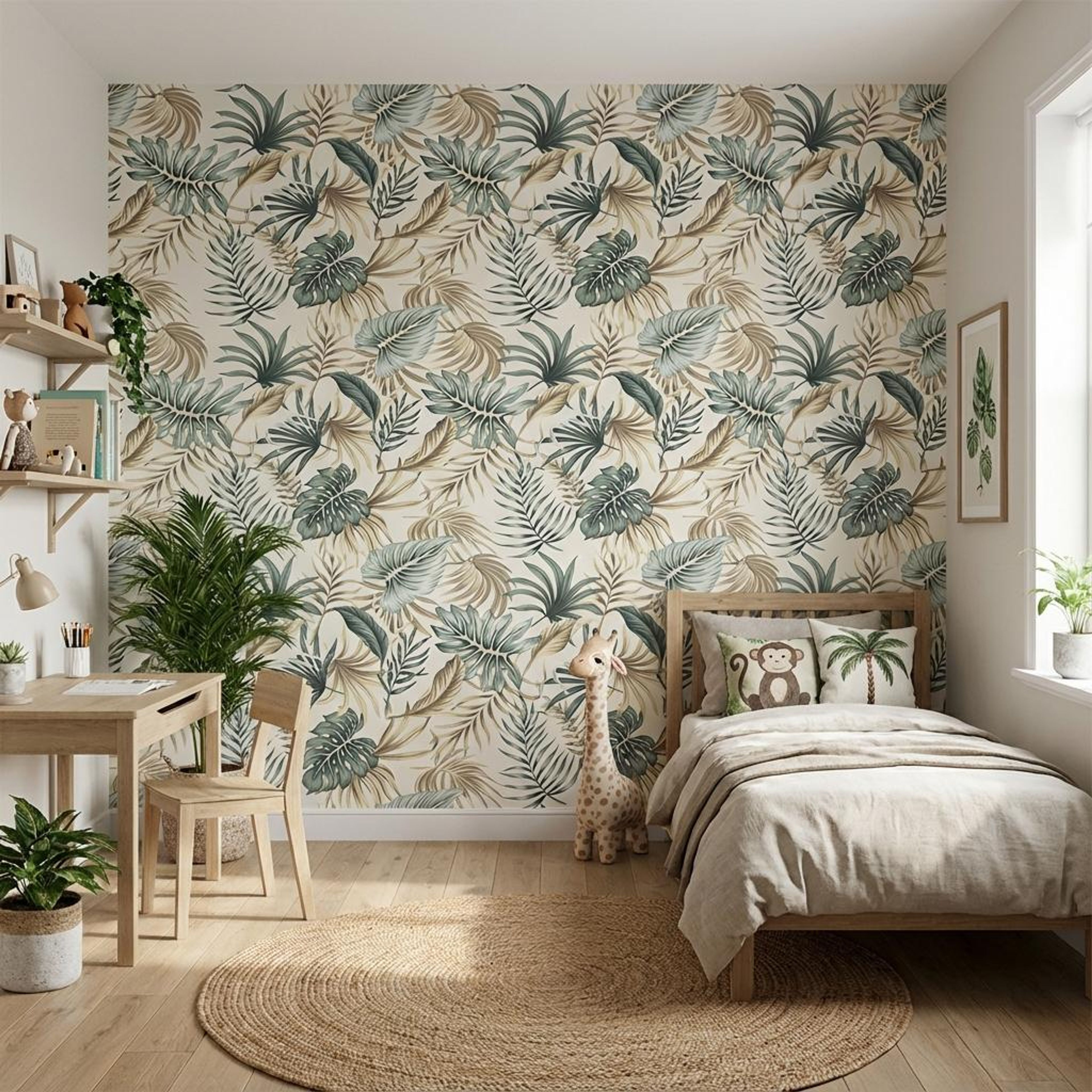 Driftwood Bay, Tropical Realm, Wallpaper, 54 sft