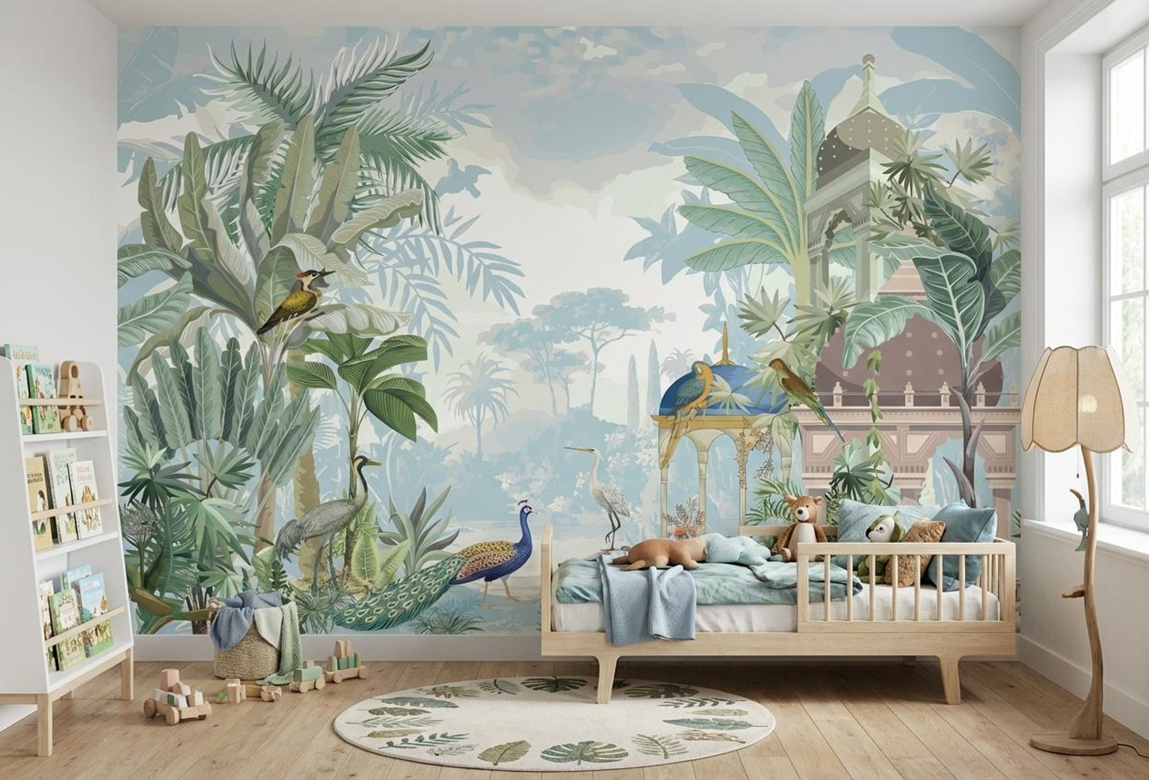 Tail of Colors, Tropical Realm, Wallpaper, 54 sft