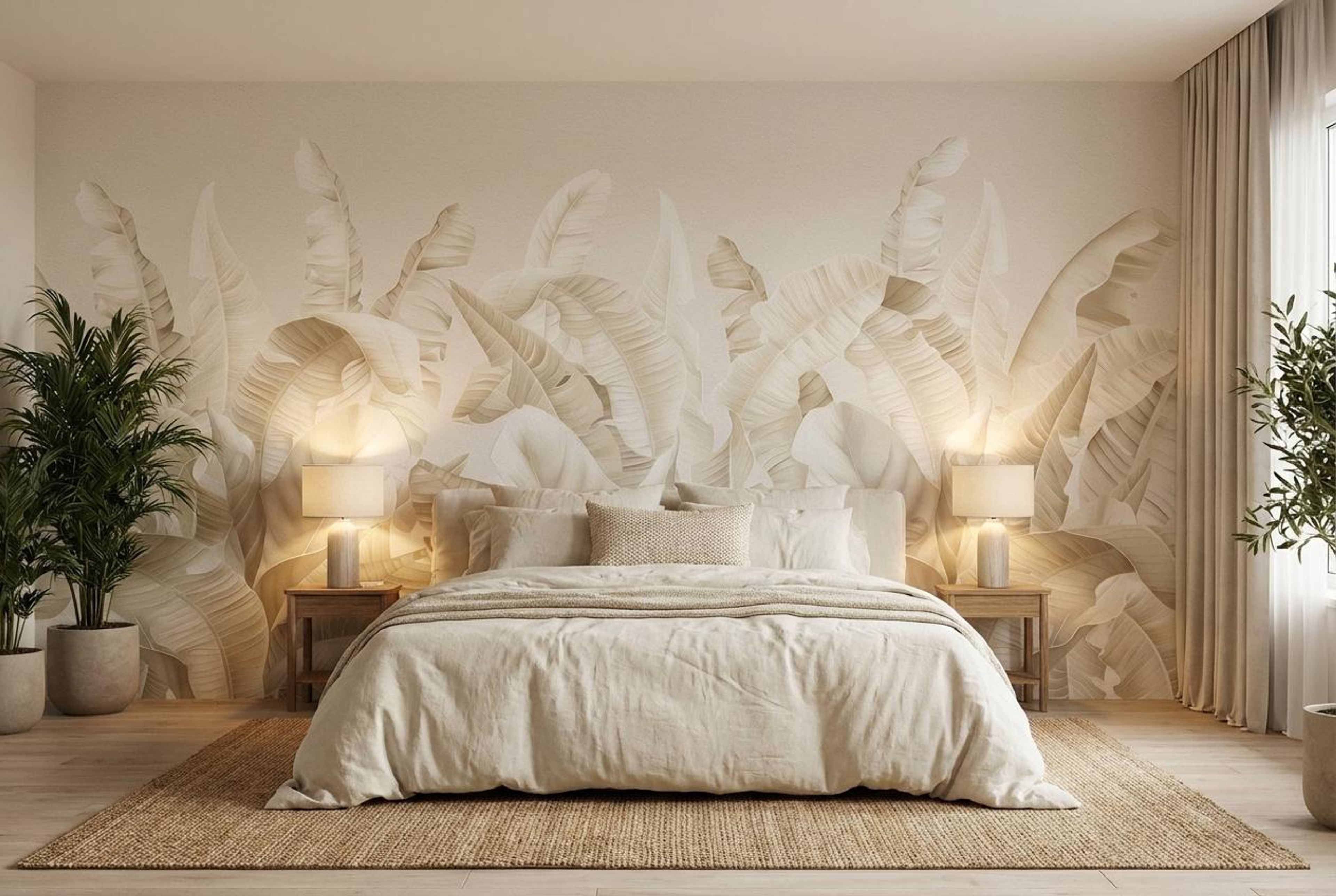 Winged Visions, Tropical Realm, Wallpaper, 54 sft