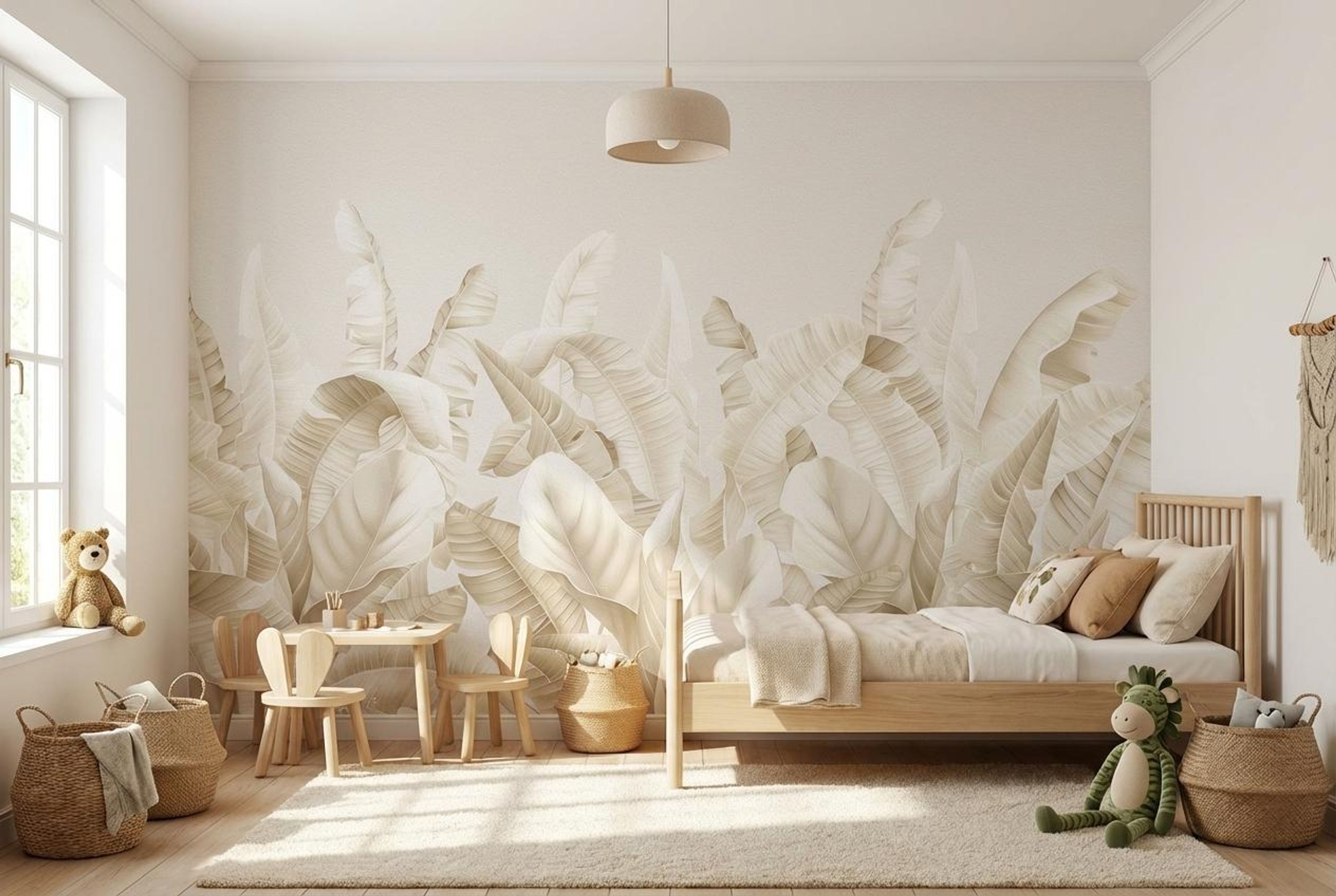 Winged Visions, Tropical Realm, Wallpaper, 54 sft