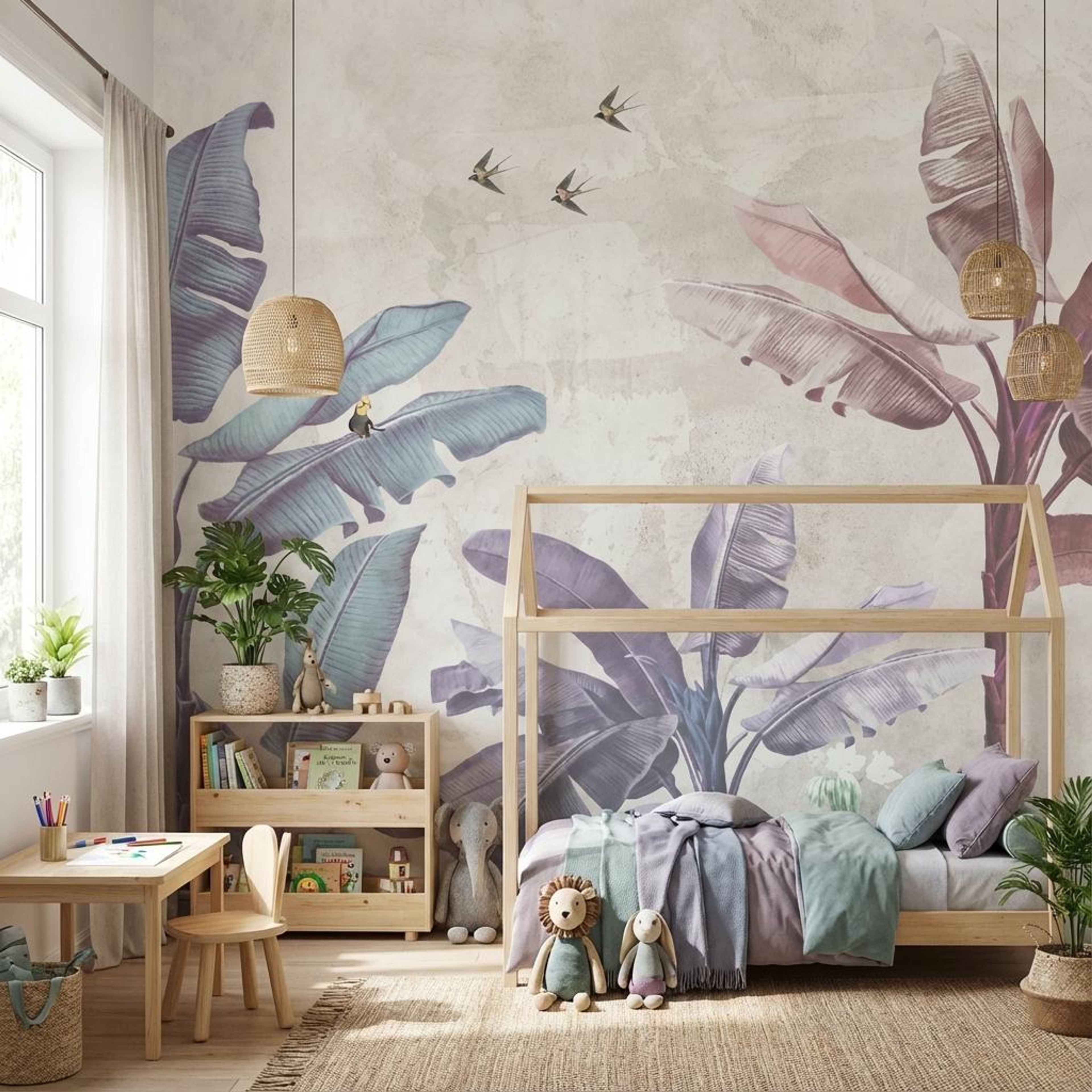 Tropical Fiesta, Tropical Realm, Wallpaper, 58 sft