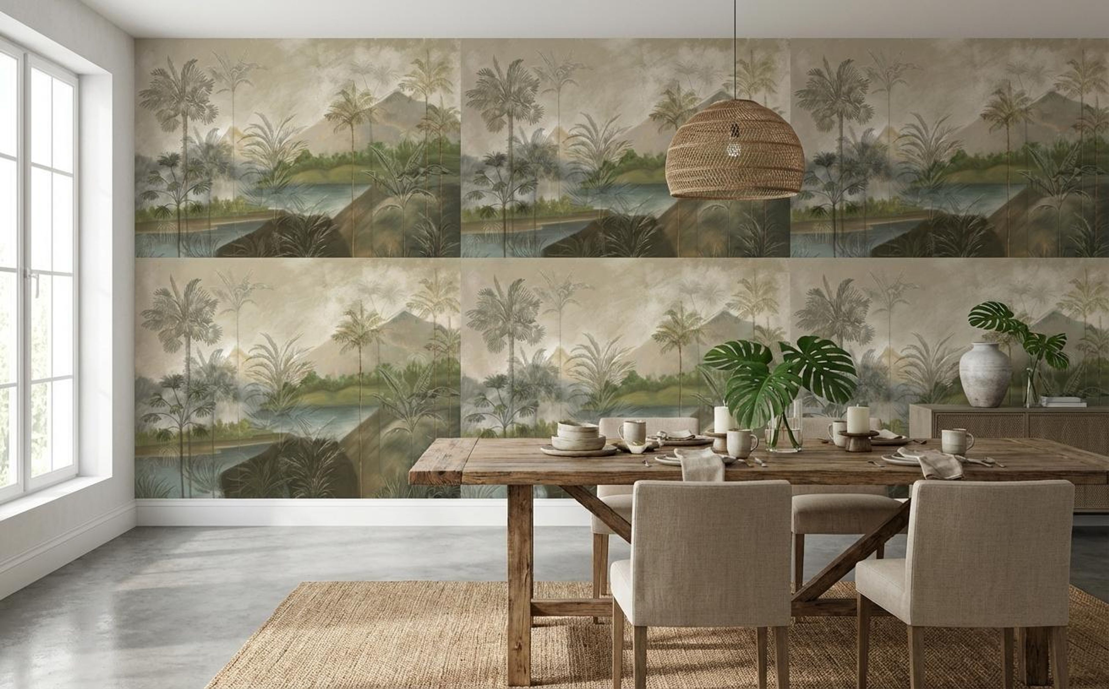 Sandy Shores, Scenic escape, Wallpaper, 54 sft