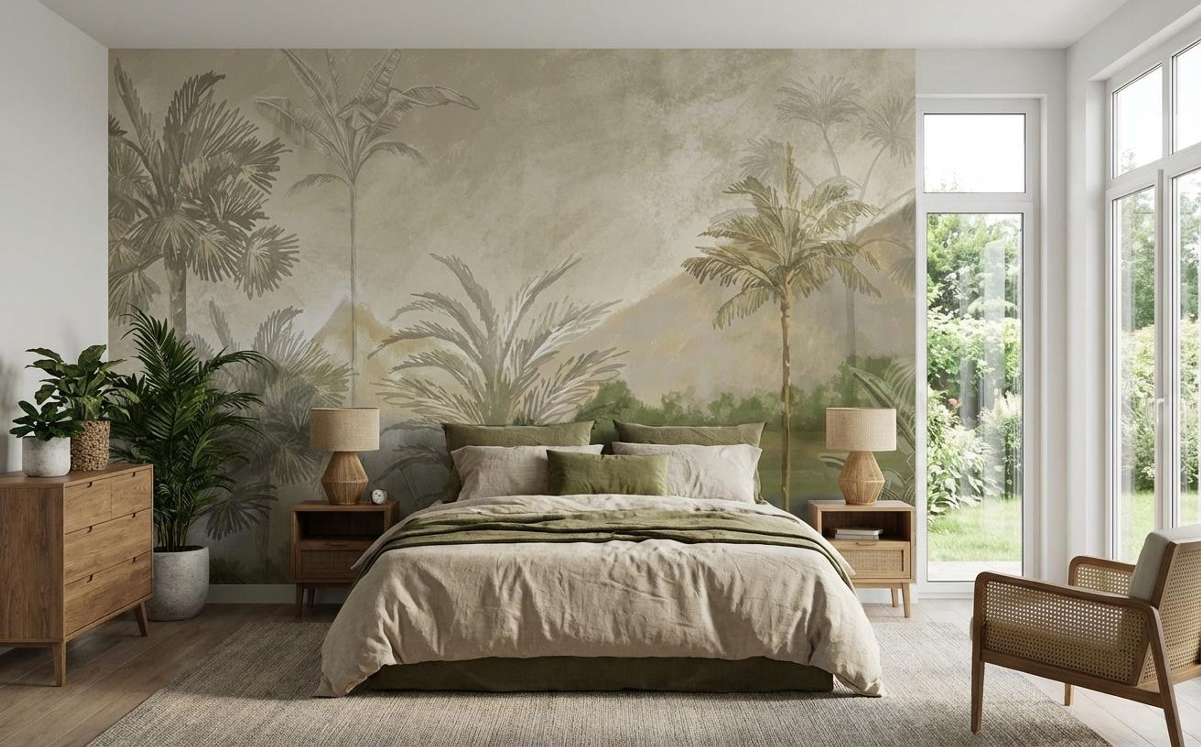 Sandy Shores, Scenic escape, Wallpaper, 54 sft