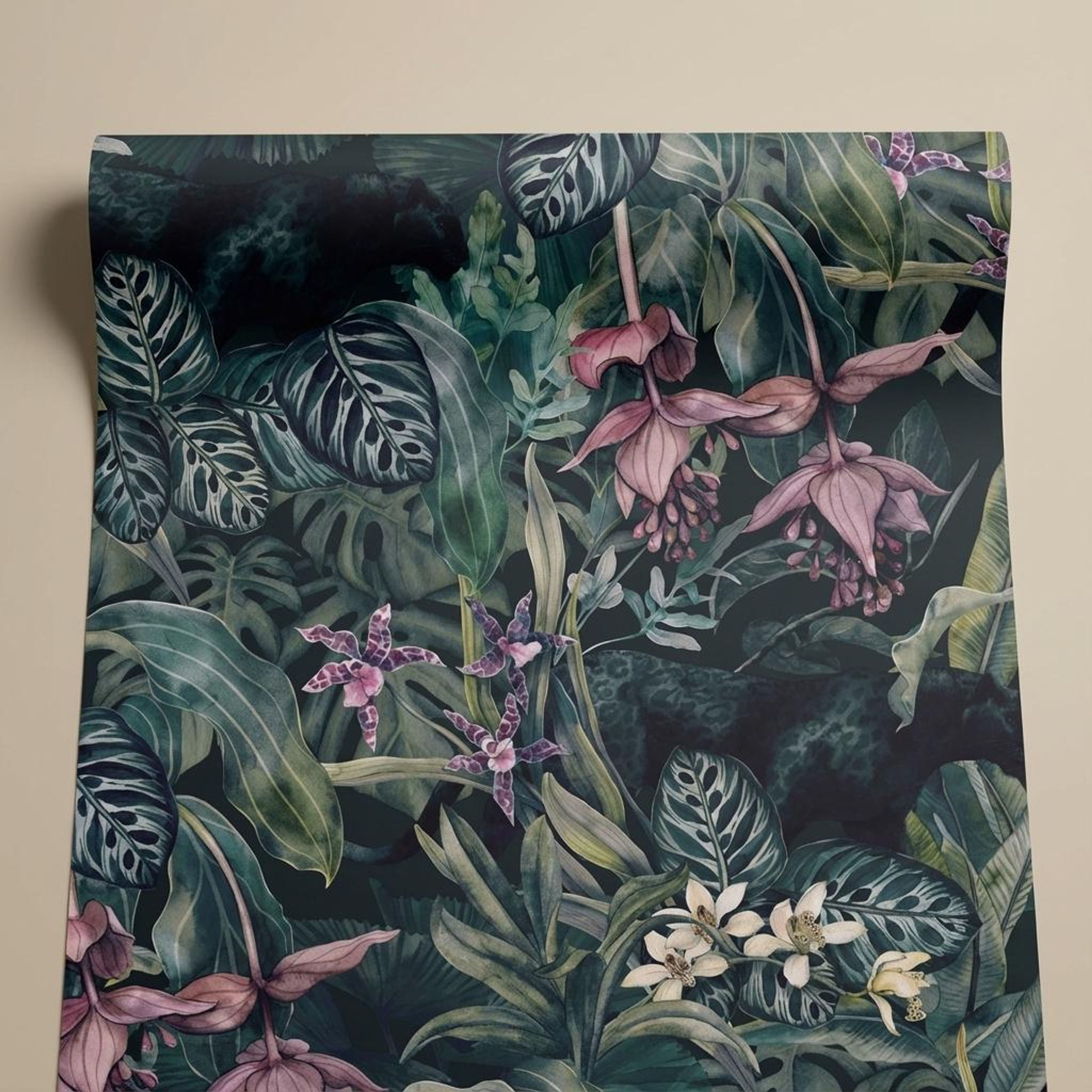 Sprout of Colors Green, Nature’s Haven, Wallpaper, 54 sft