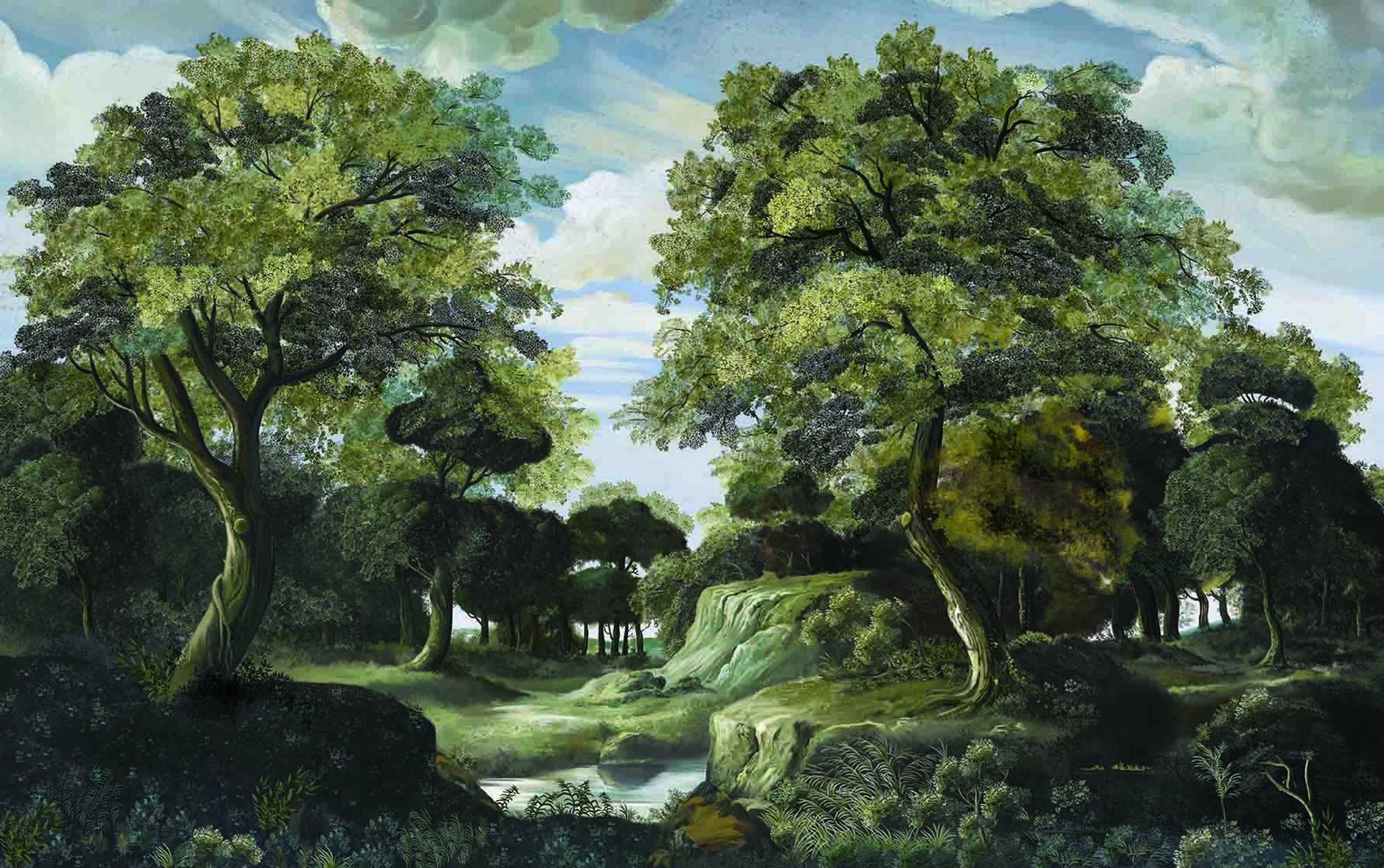 Gloomshade, Nature’s Haven, Wallpaper, 54 sft