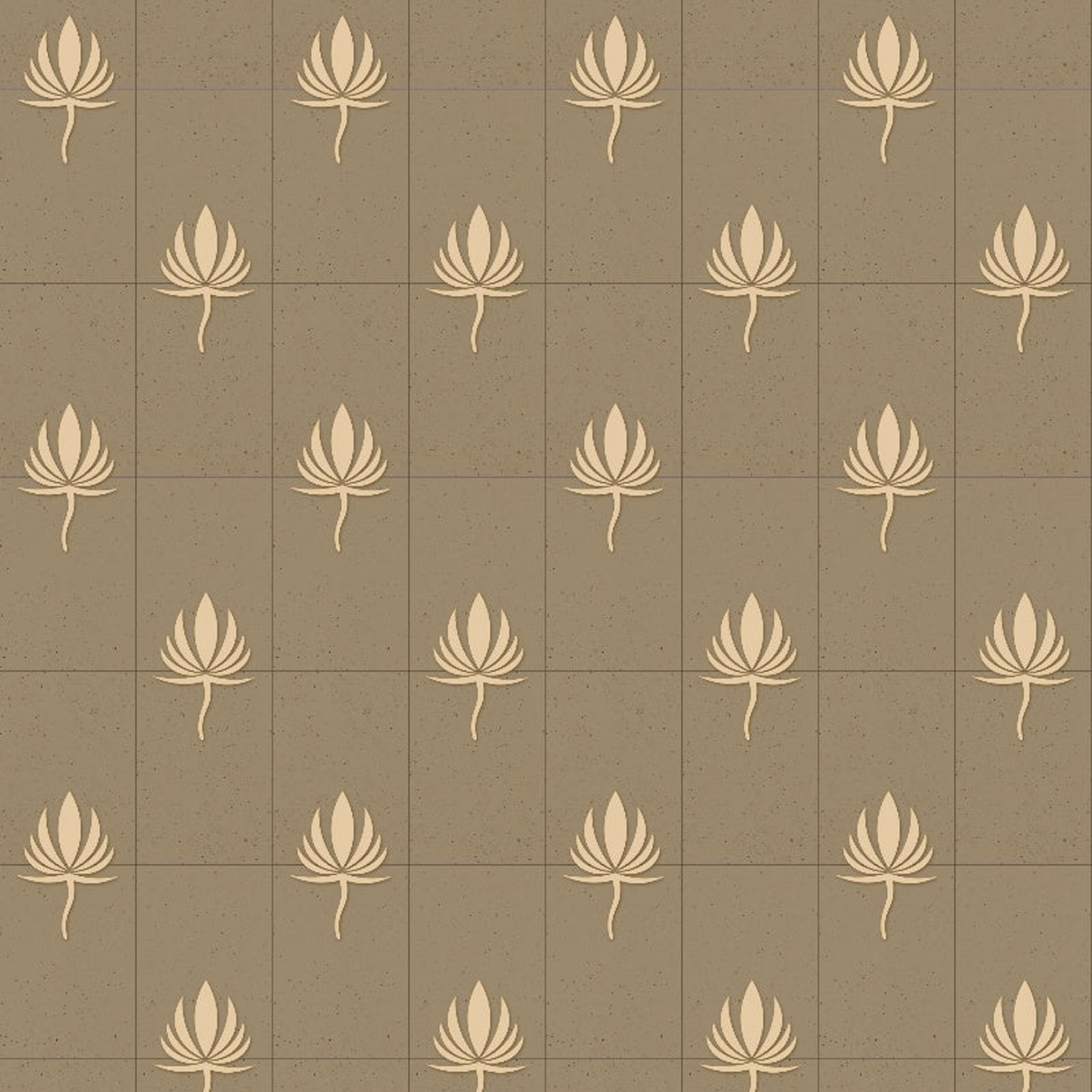 Pastel Mosaic, Heritage Motifs, Wallpaper, 54 sft