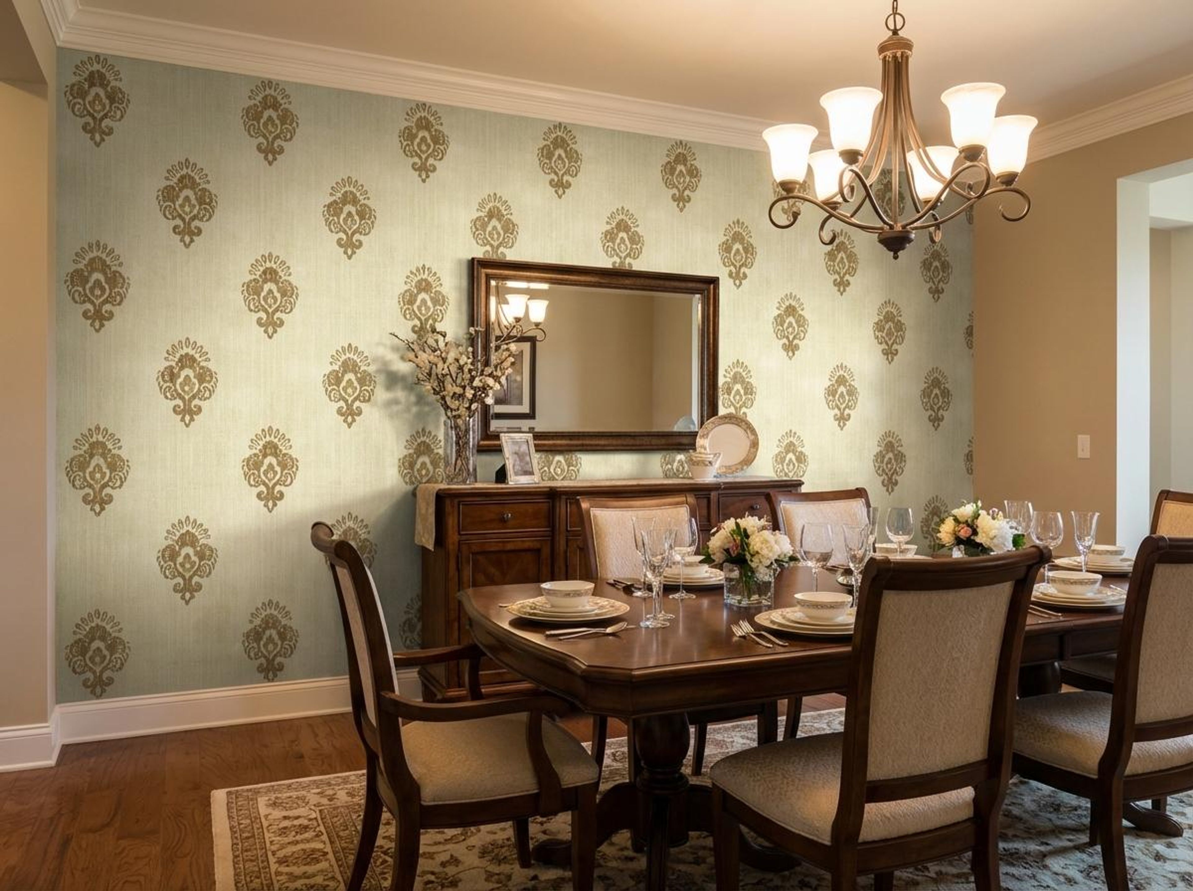 Royal Imprint- Turmeric, Heritage Motifs, Wallpaper, 58 sft