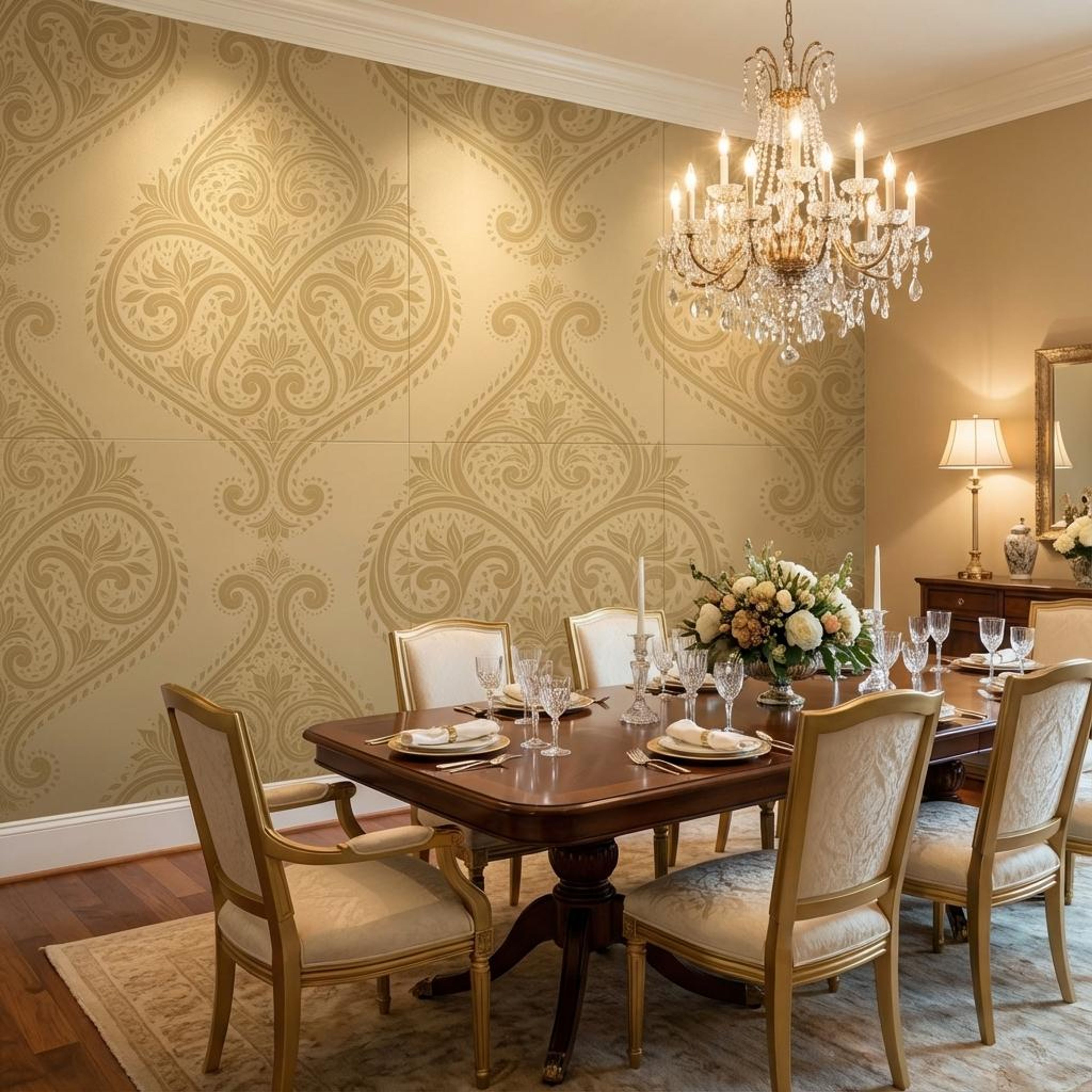 Subtle Charm, Heritage Motifs, Wallpaper, 58 sft