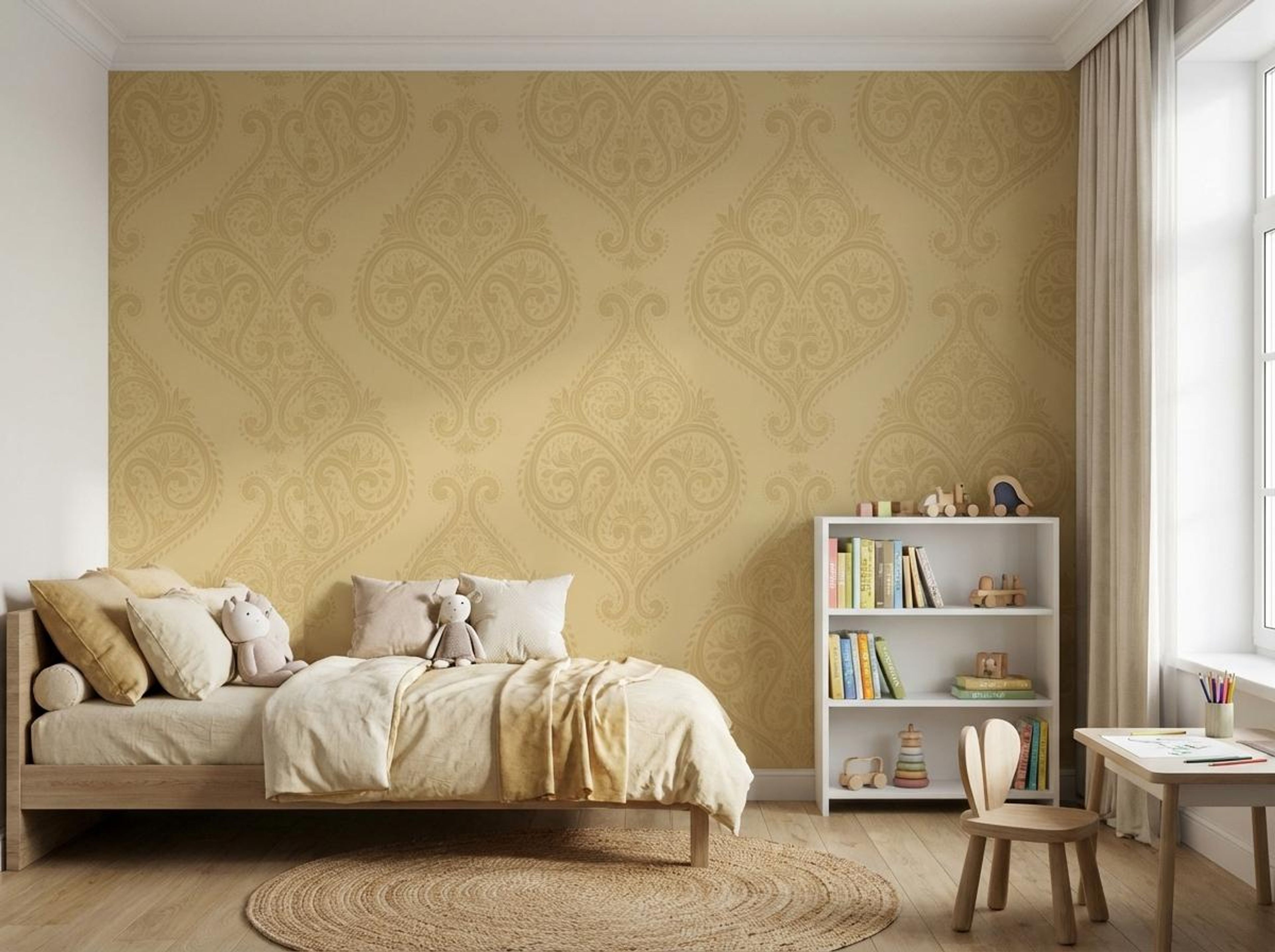 Subtle Charm, Heritage Motifs, Wallpaper, 58 sft