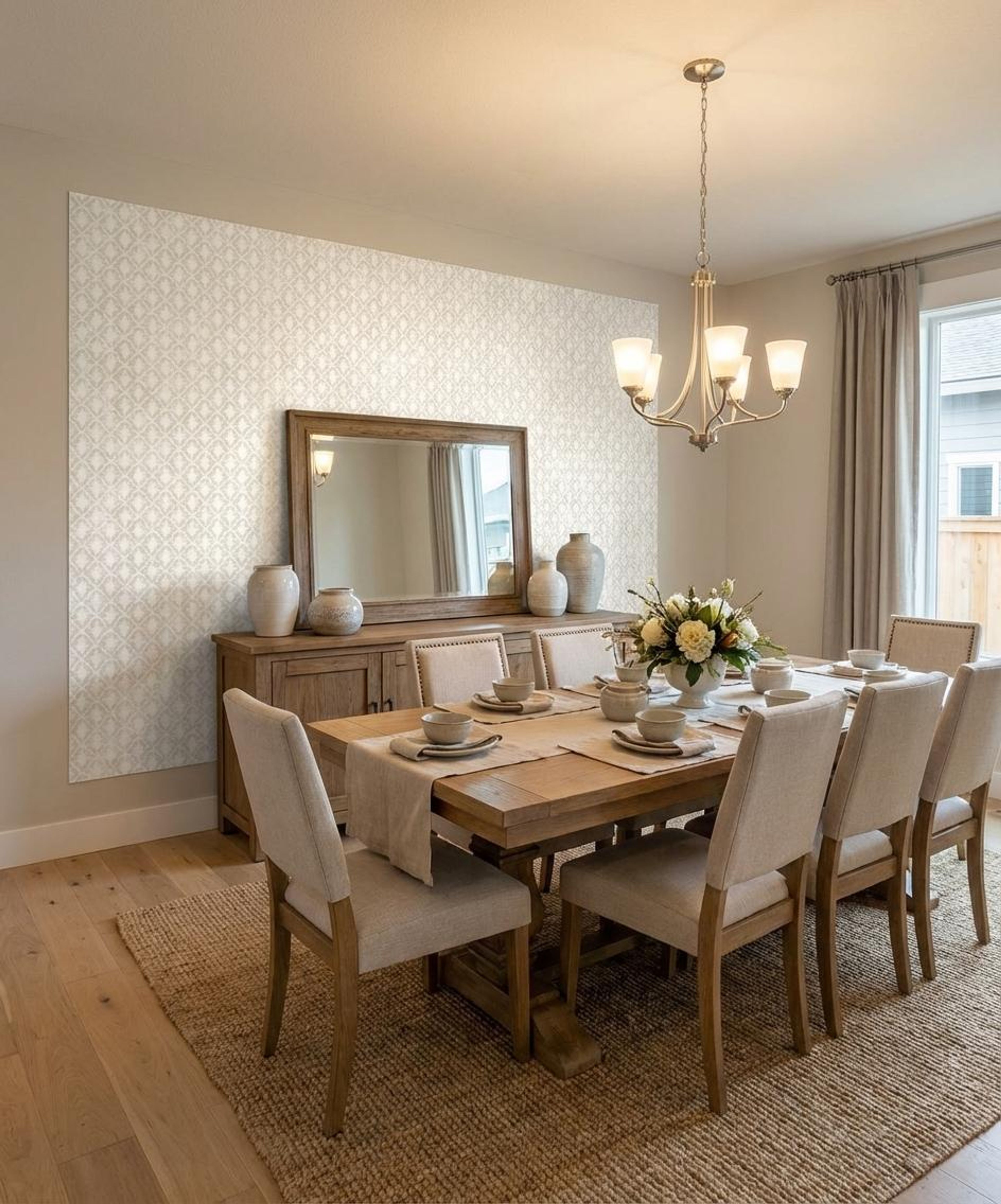 Orange Motif Mosaic, Heritage Motifs, Wallpaper, 62 sft