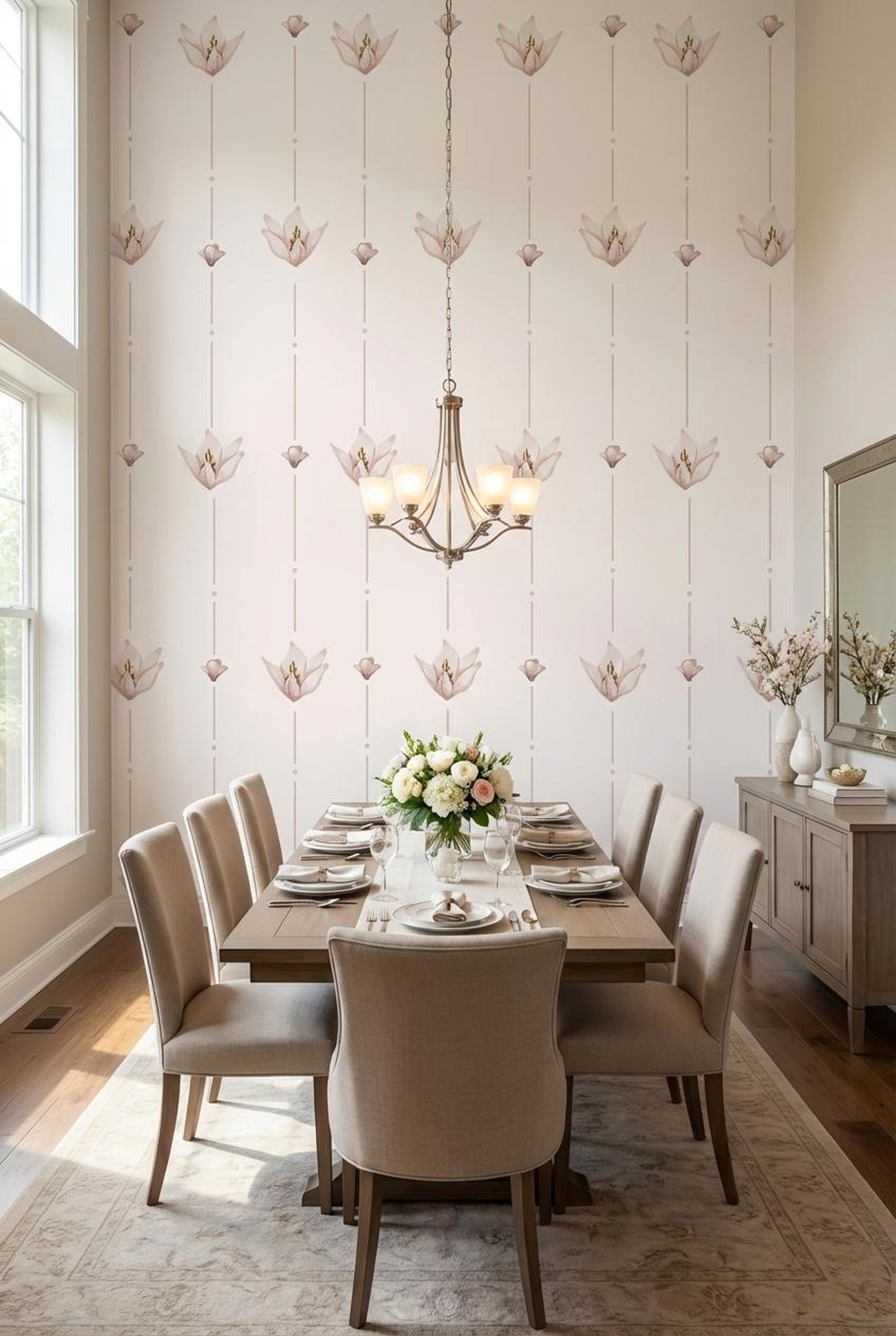 String of Serenity, Heritage Motifs, Wallpaper, 58 sft