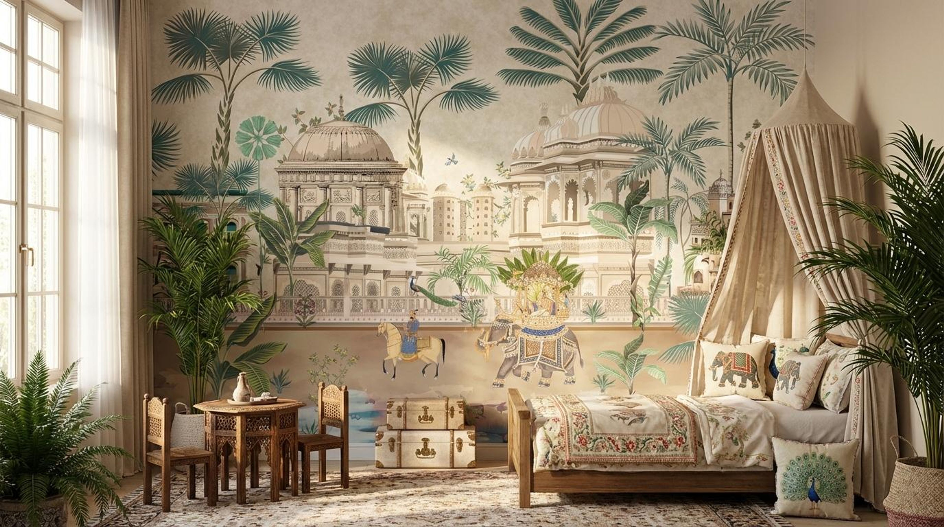 Palace Panorama, Heritage Impressions, Wallpaper, 58 sft