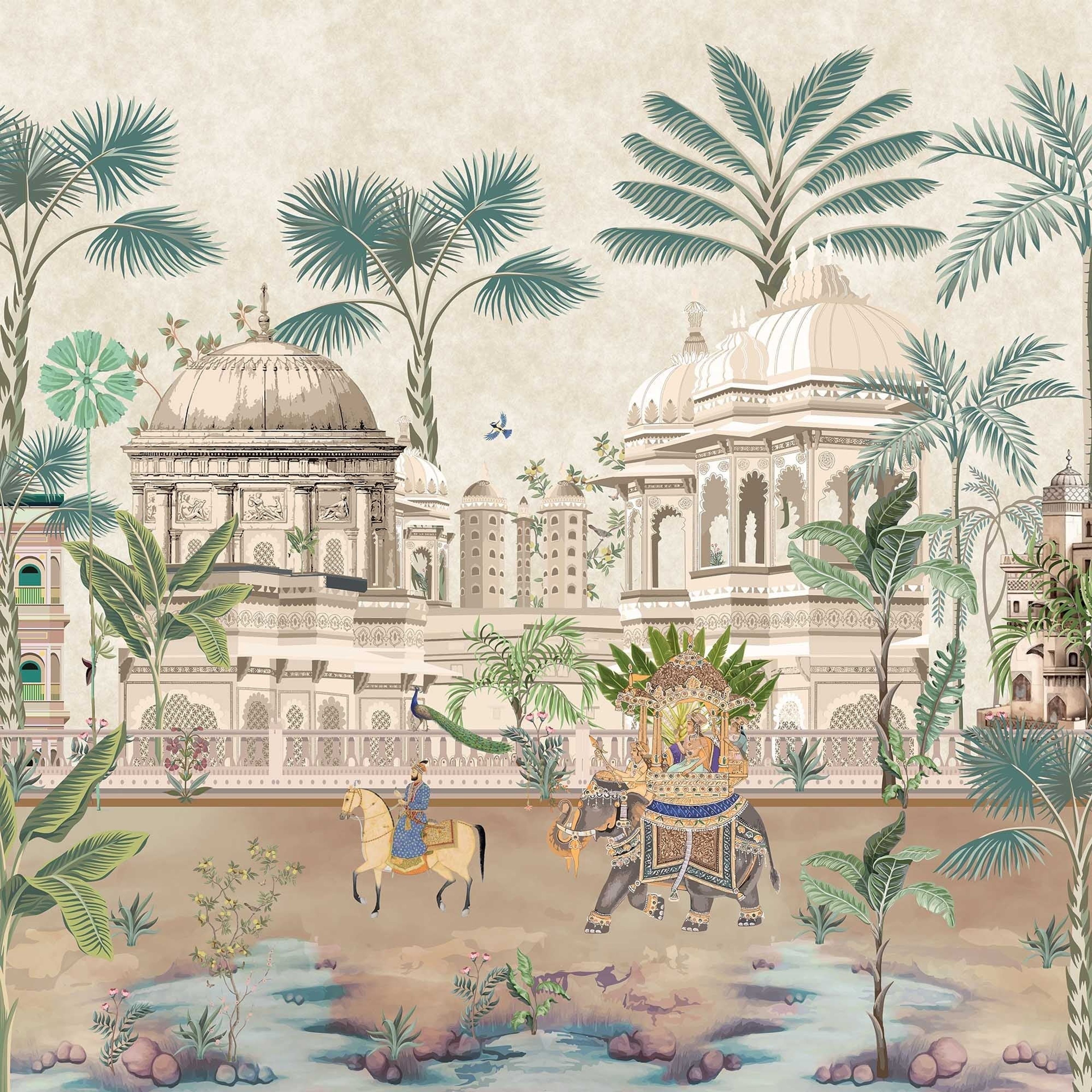 Palace Panorama, Heritage Impressions, Wallpaper, 58 sft