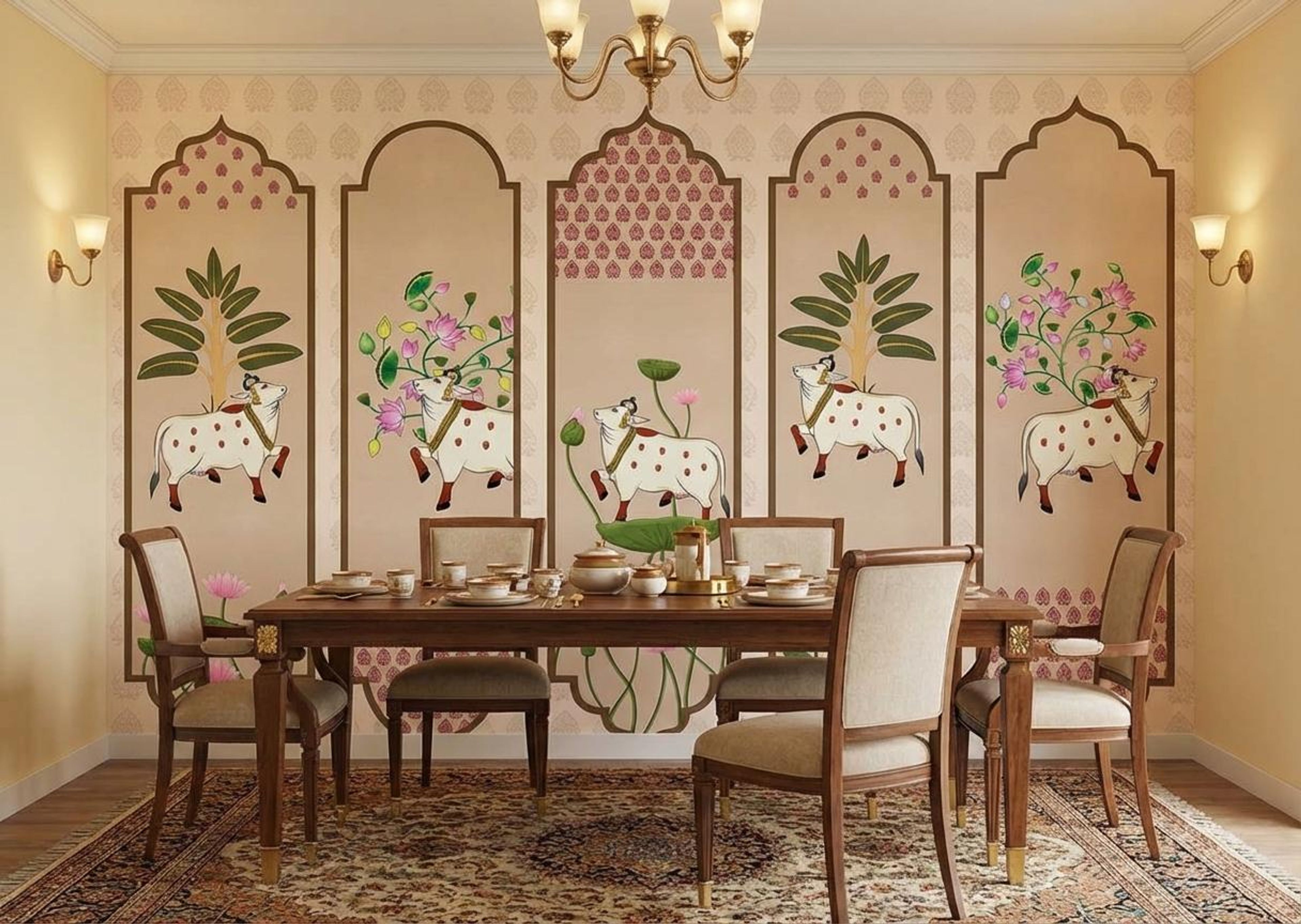 Divine Pastures, Heritage Impressions, Wallpaper, 54 sft