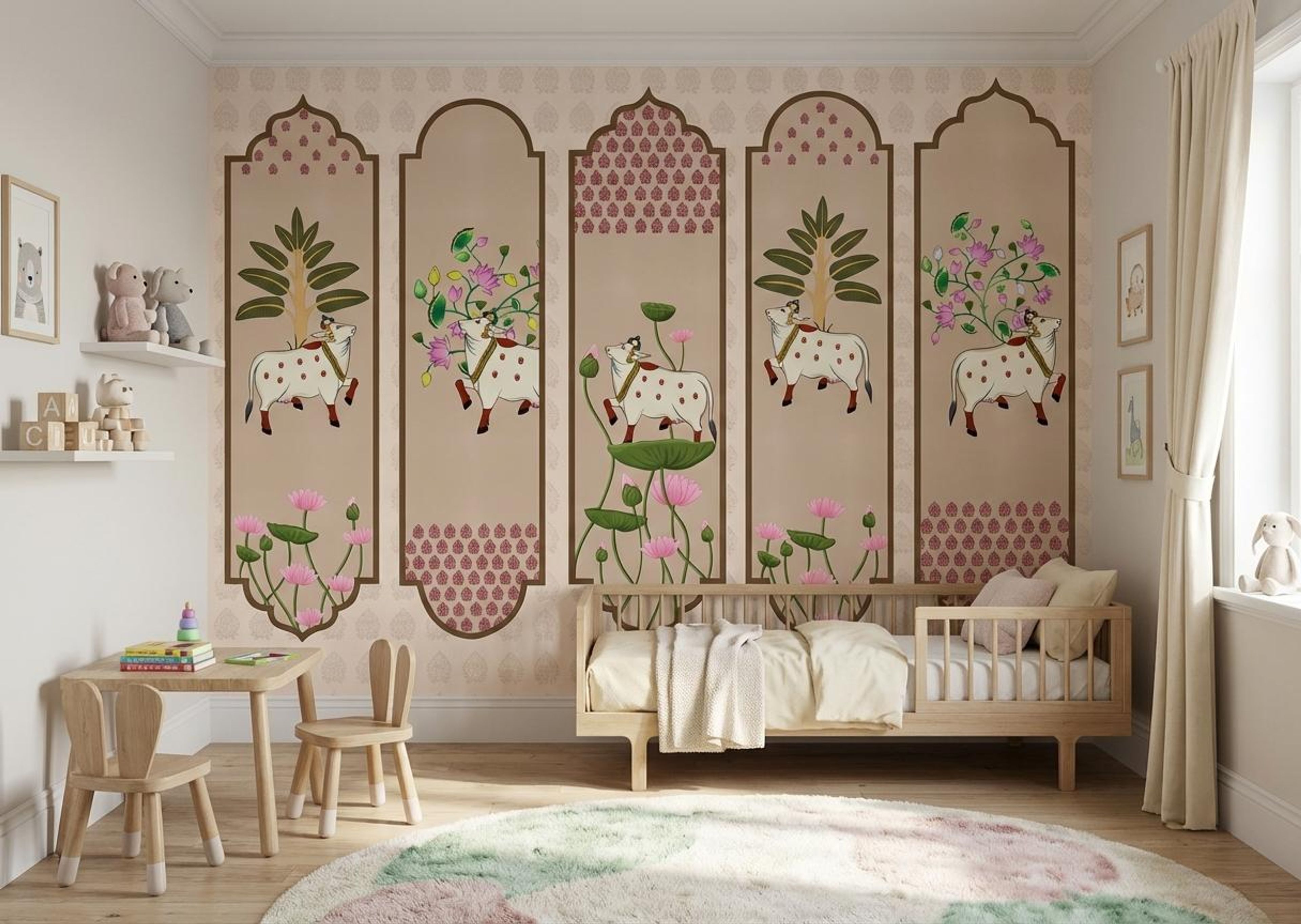 Divine Pastures, Heritage Impressions, Wallpaper, 54 sft