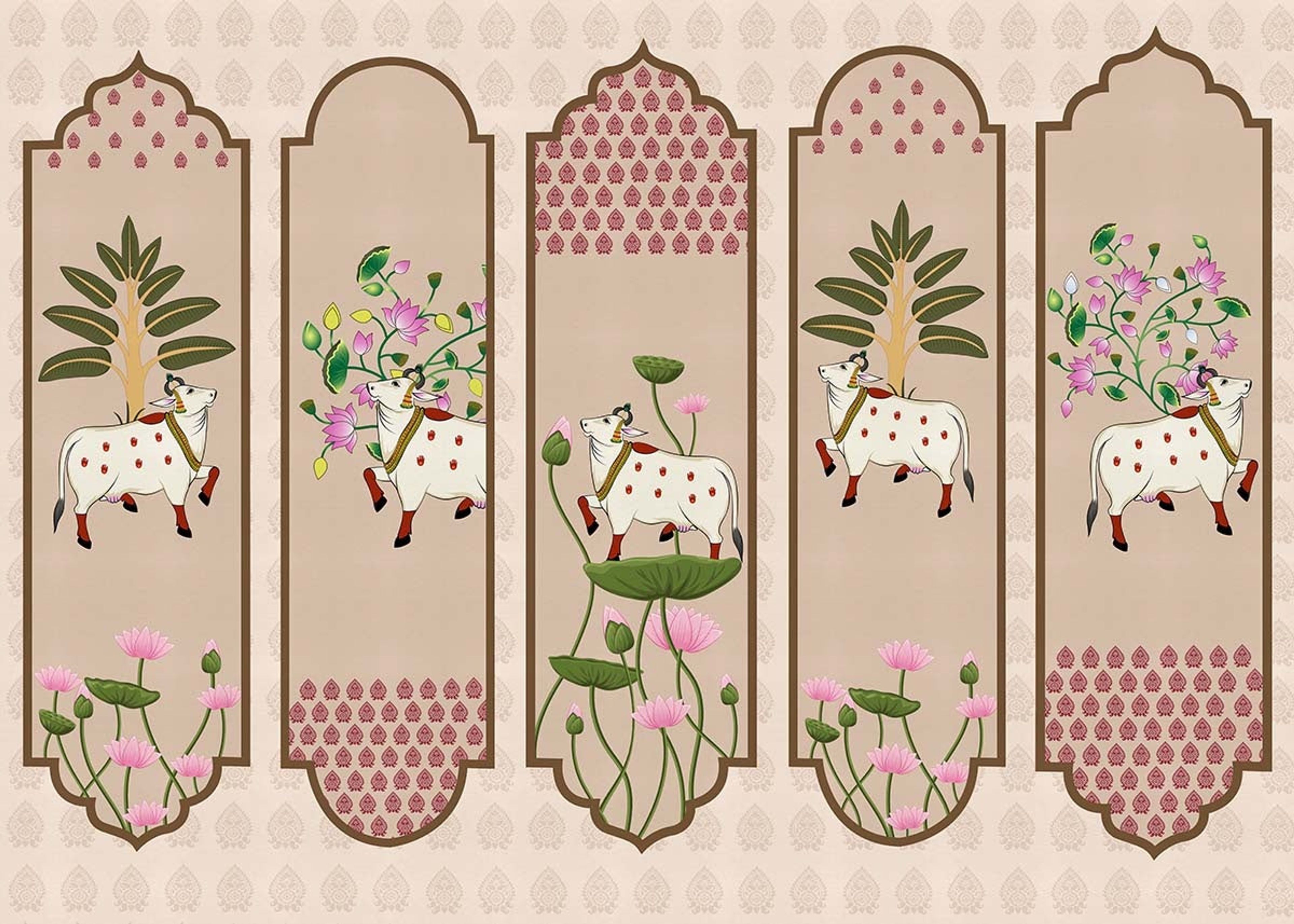 Divine Pastures, Heritage Impressions, Wallpaper, 54 sft