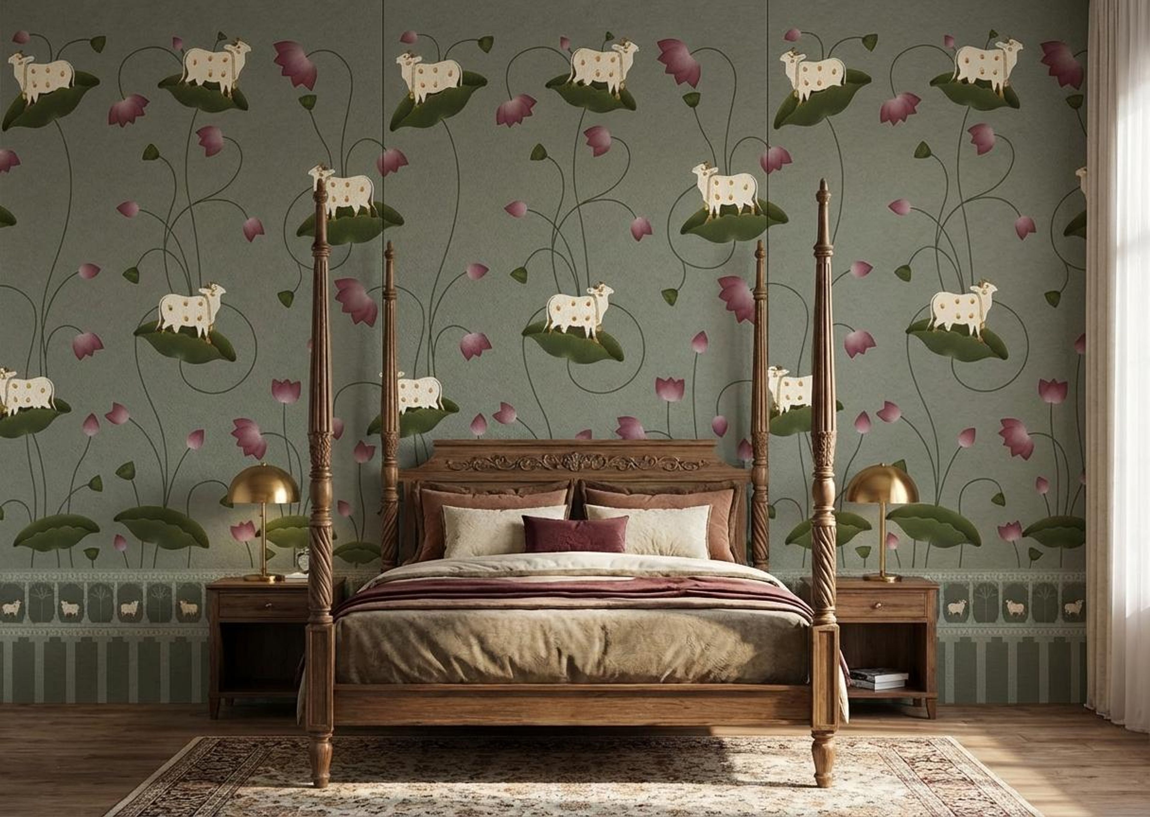 Gopala Tales, Heritage Impressions, Wallpaper, 54 sft