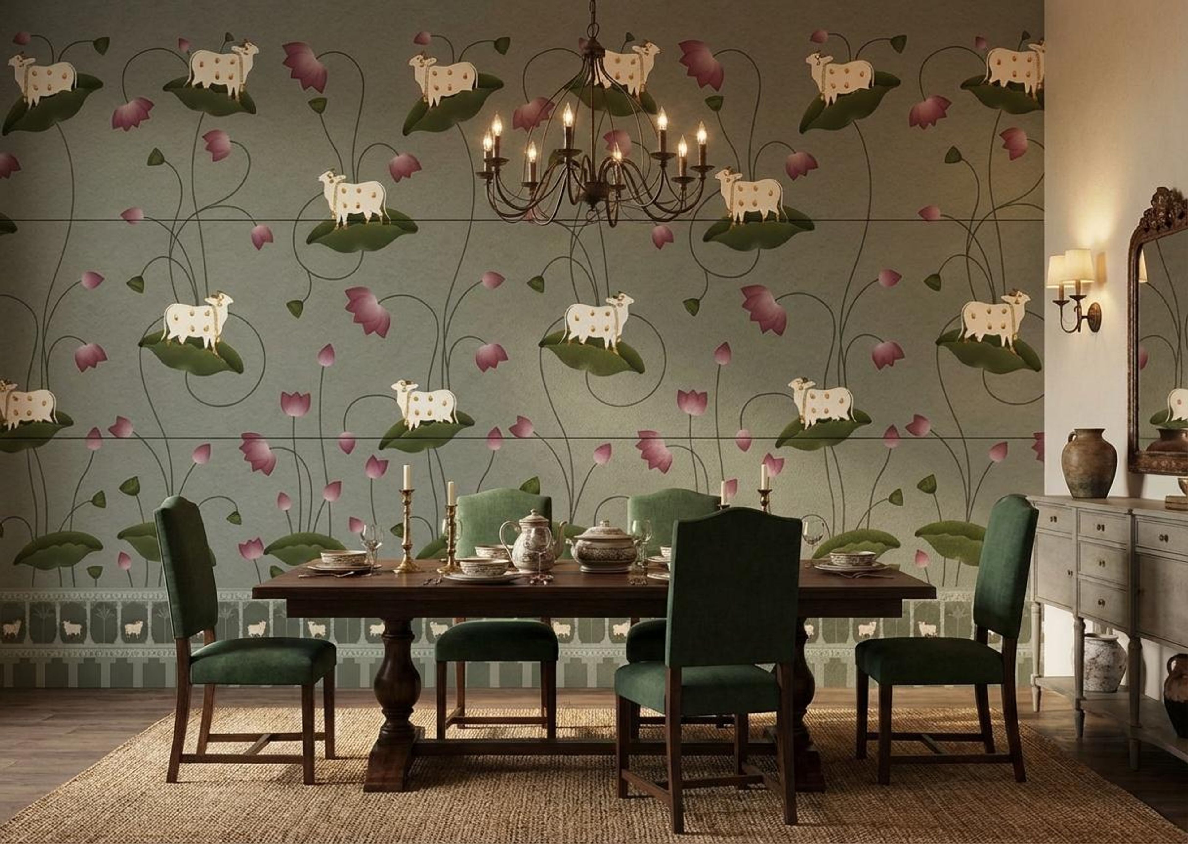 Gopala Tales, Heritage Impressions, Wallpaper, 54 sft