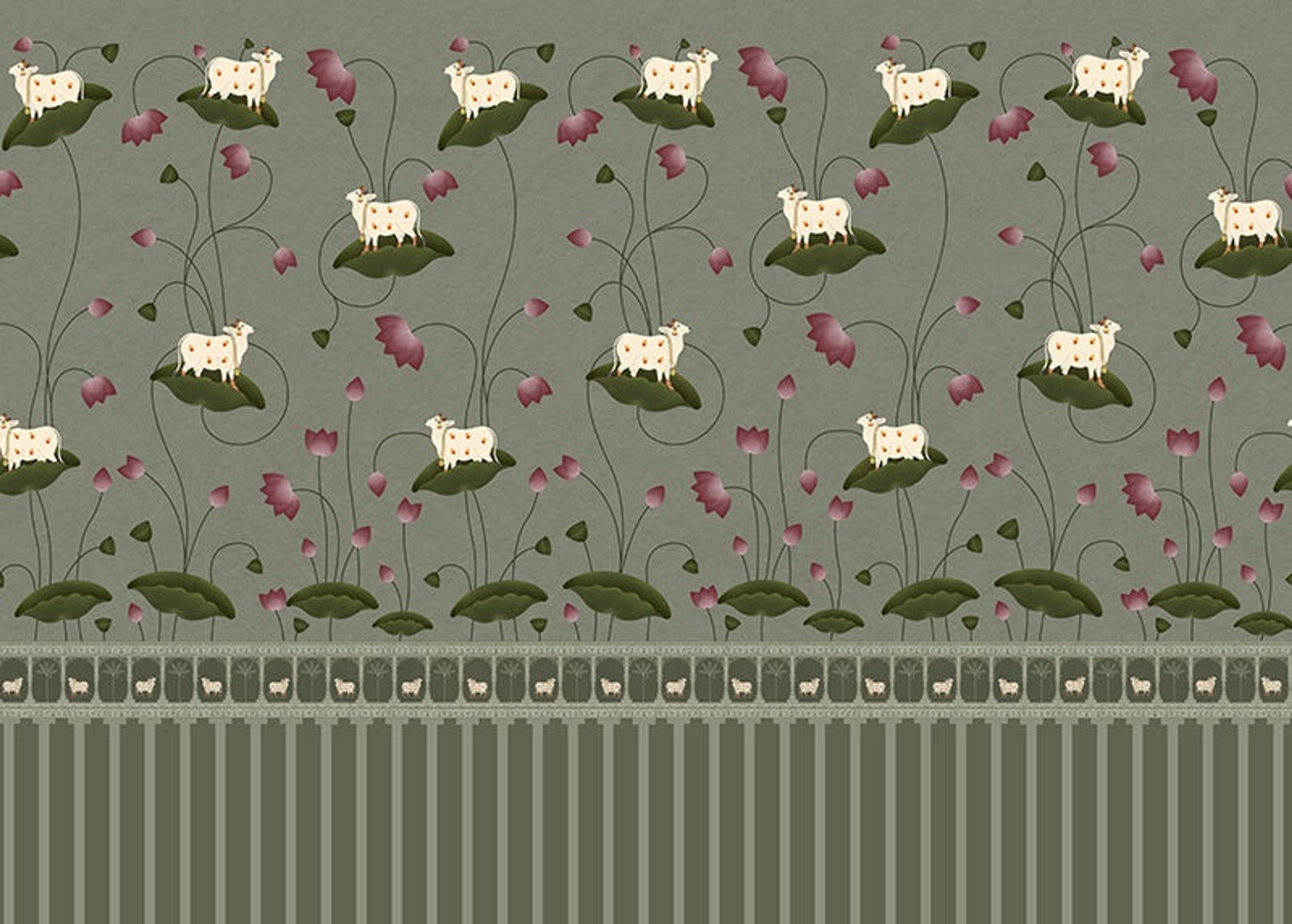 Gopala Tales, Heritage Impressions, Wallpaper, 54 sft