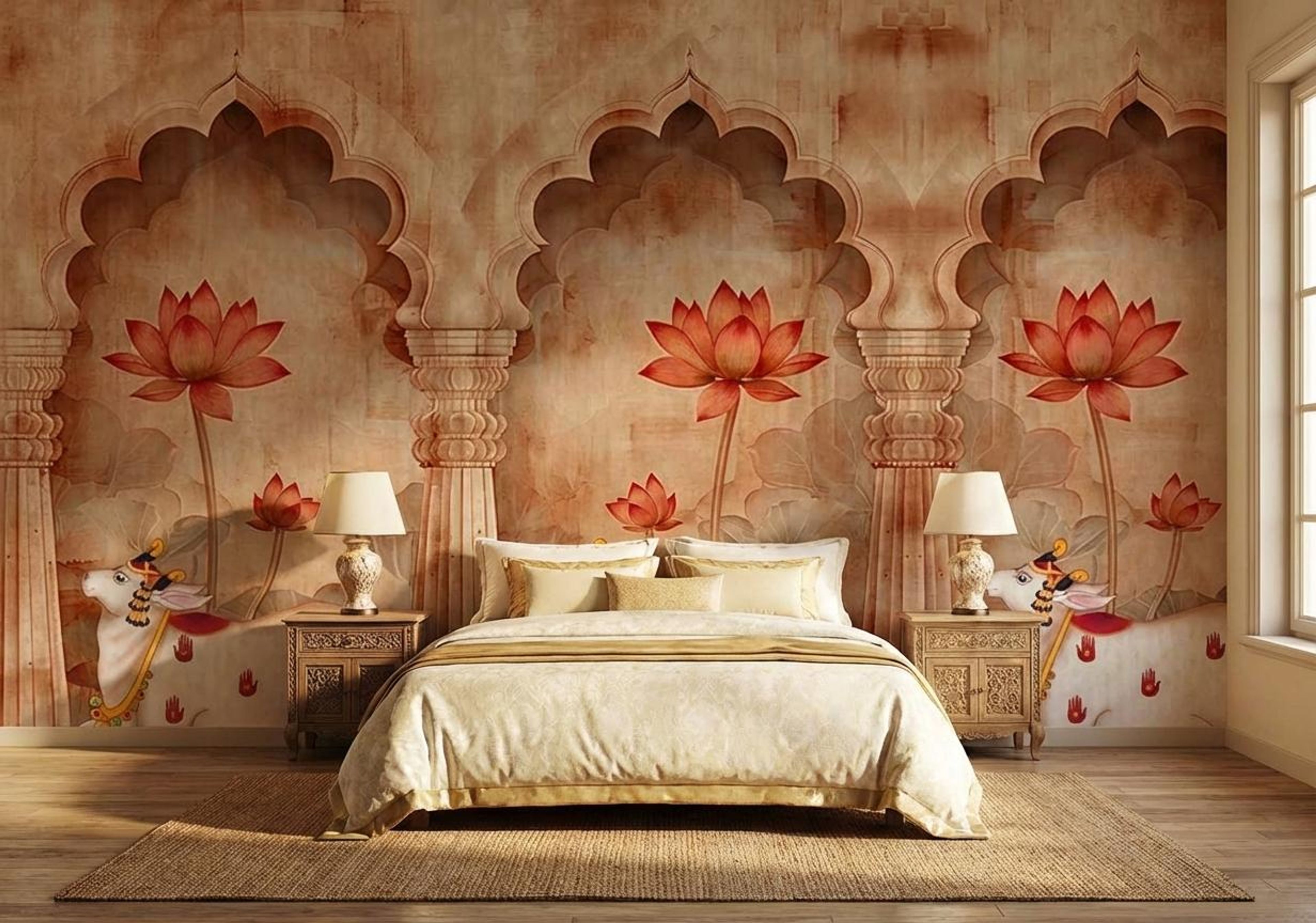 Gentle Grazing, Heritage Impressions, Wallpaper, 58 sft