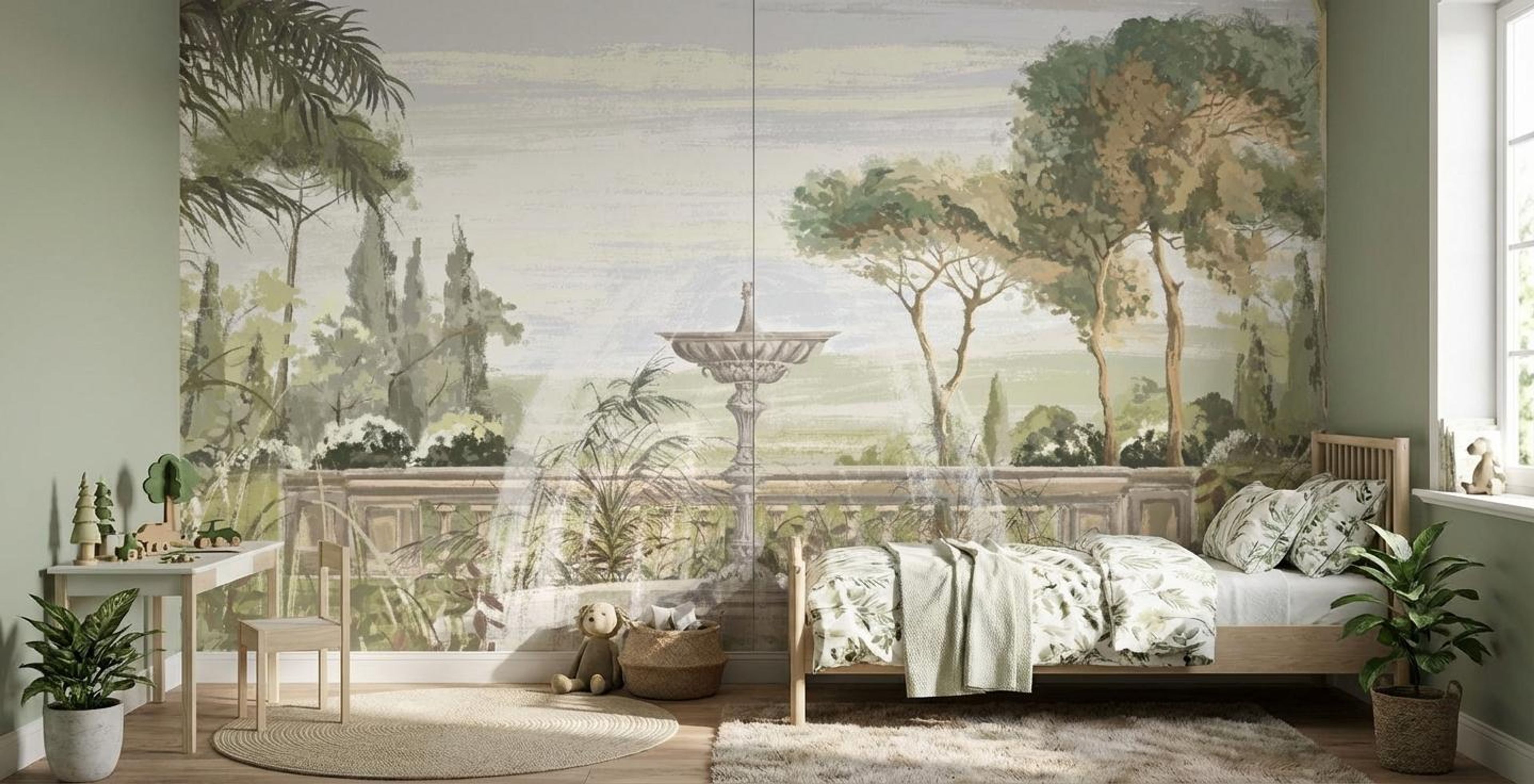 Regal Springs, Heritage Impressions, Wallpaper, 54 sft