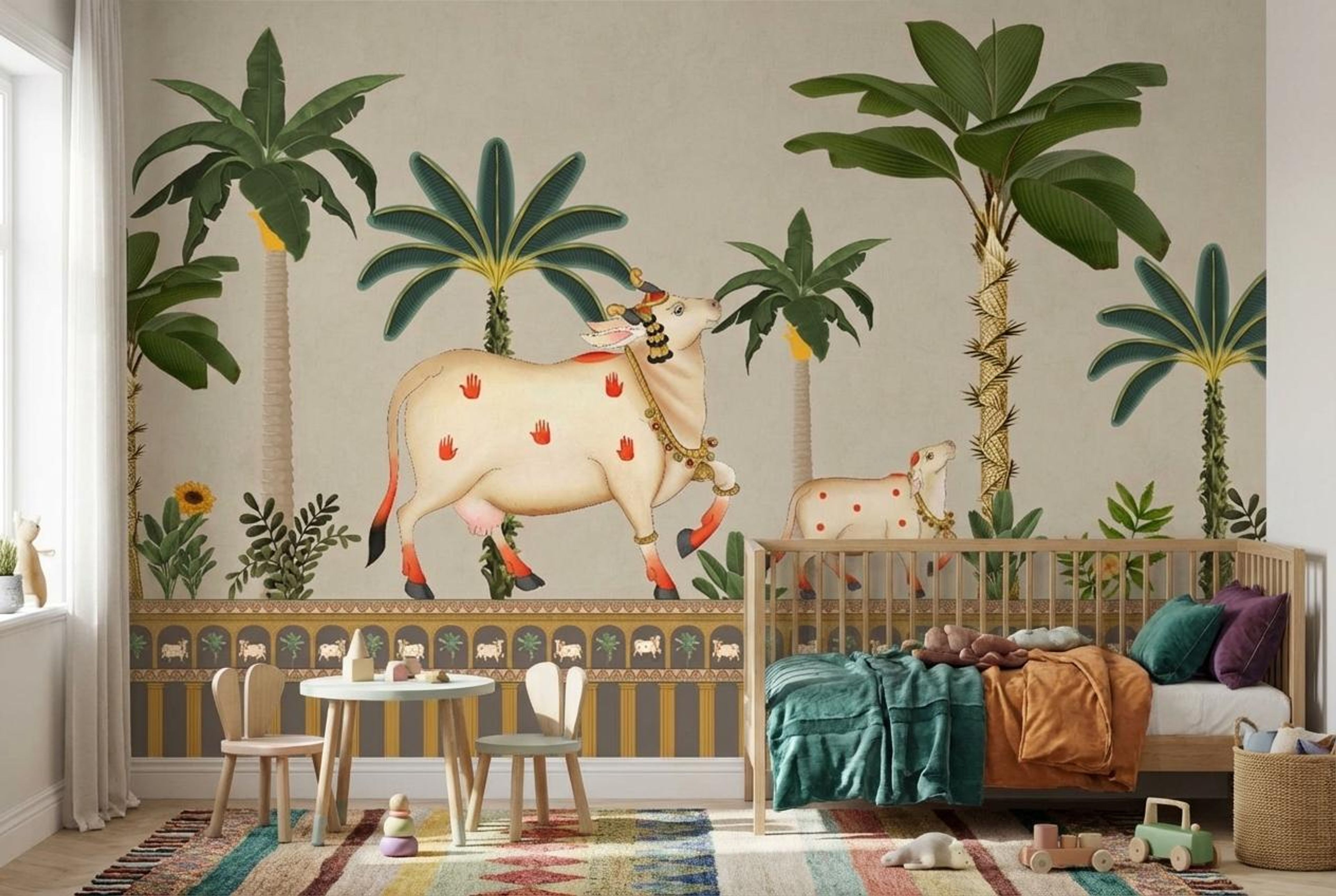 Pastoral Hues, Heritage Impressions, Wallpaper, 54 sft