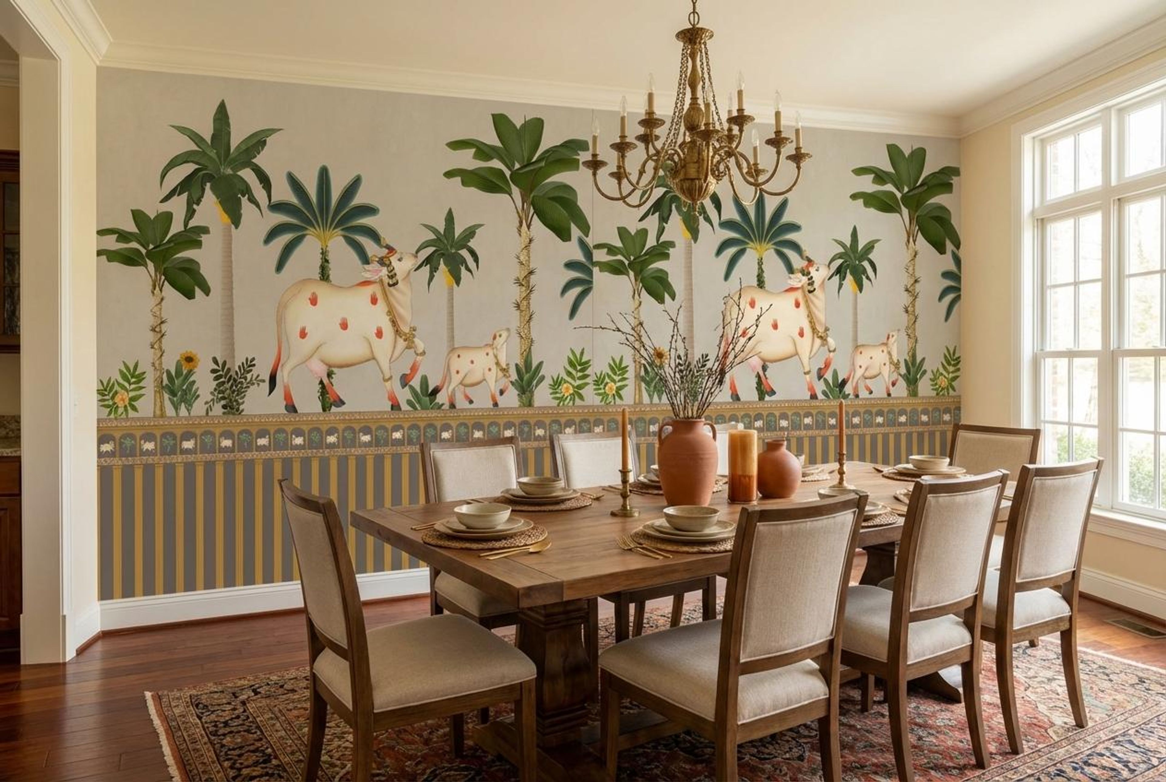 Pastoral Hues, Heritage Impressions, Wallpaper, 54 sft