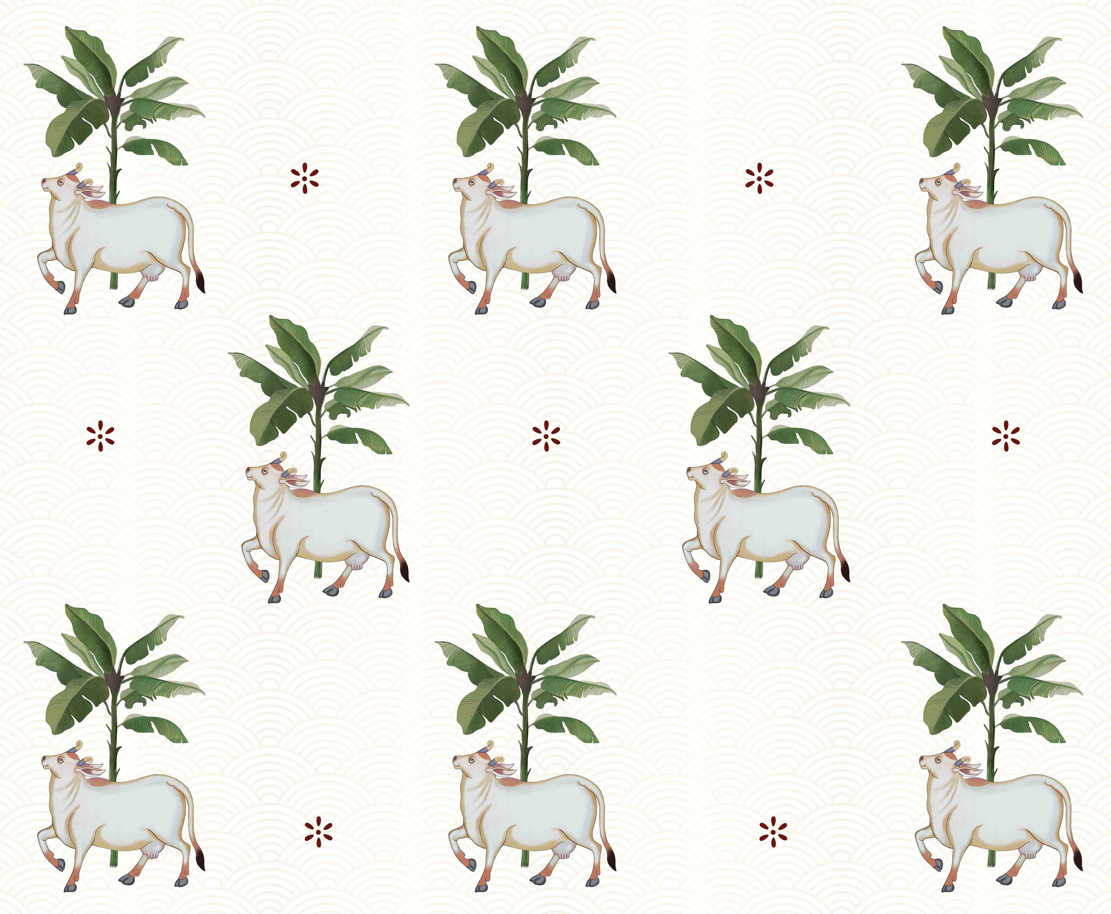 Sacred serenity , Heritage Impressions, Wallpaper, 54 sft